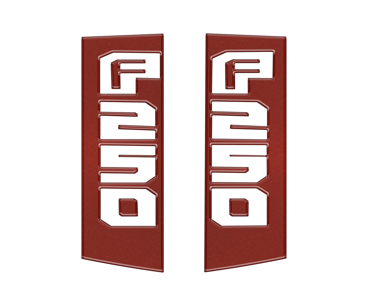 Tufskinz side emblem overlays for Ford Super Duty F-250 and F-350 2017-2022