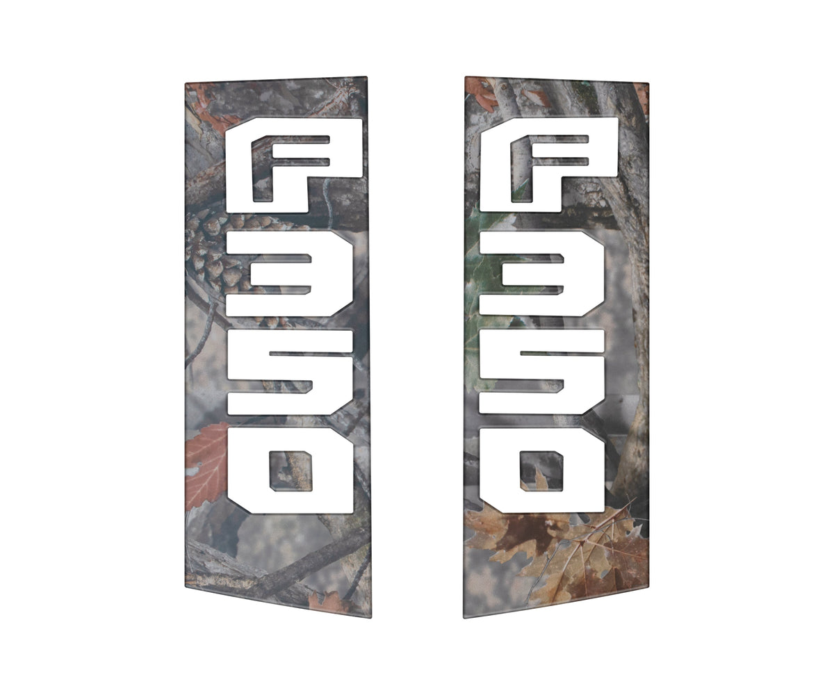 Tufskinz side emblem overlays for Ford Super Duty F-250 and F-350 2017-2022
