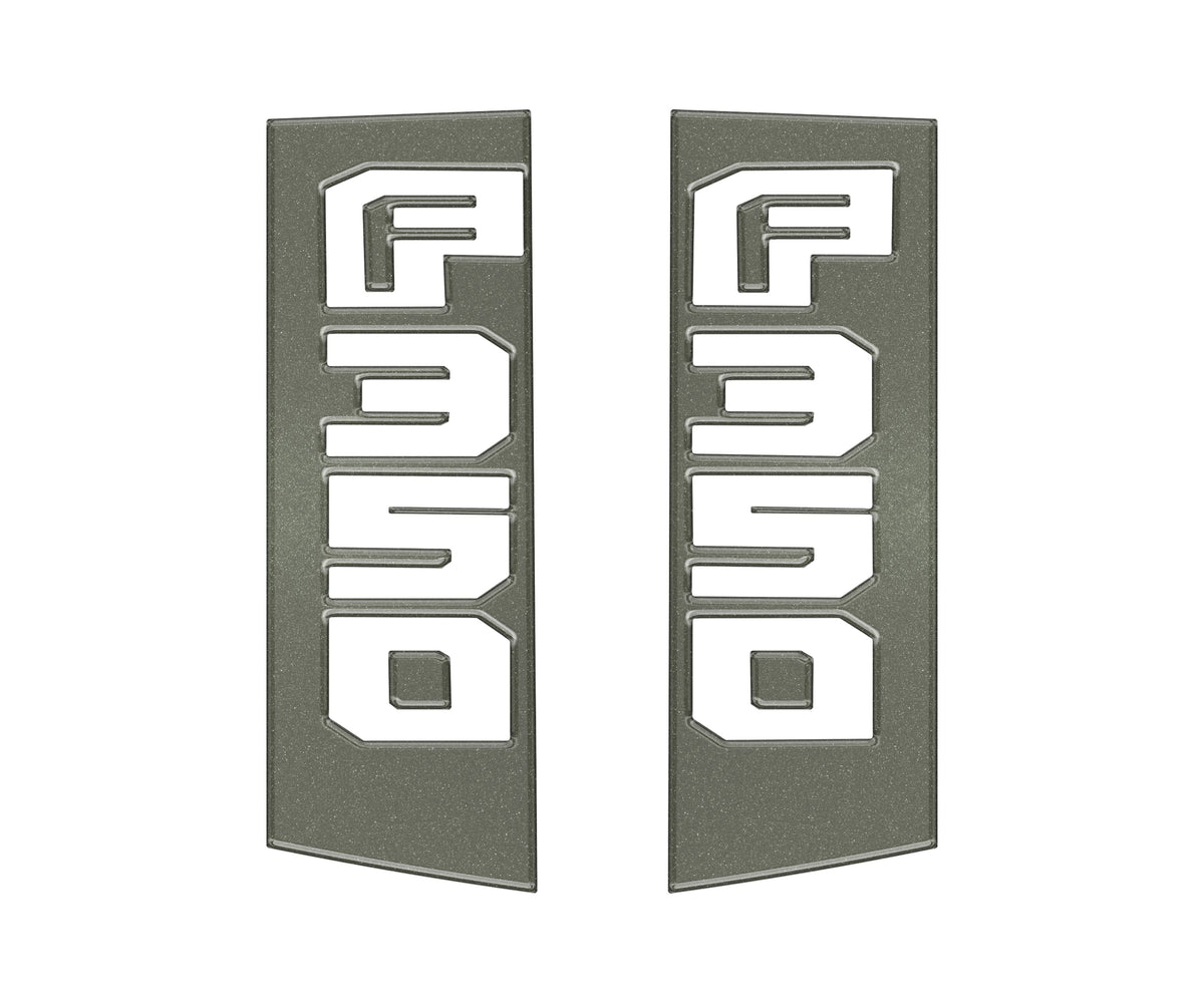 Tufskinz side emblem overlays for Ford Super Duty F-250 and F-350 2017-2022
