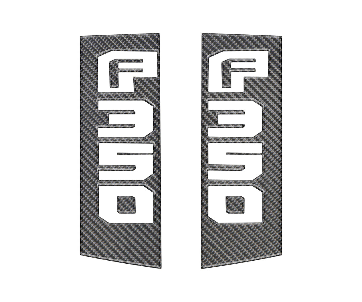 Tufskinz side emblem overlays for Ford Super Duty F-250 and F-350 2017-2022