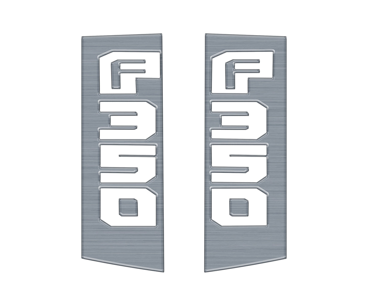 Tufskinz side emblem overlays for Ford Super Duty F-250 and F-350 2017-2022