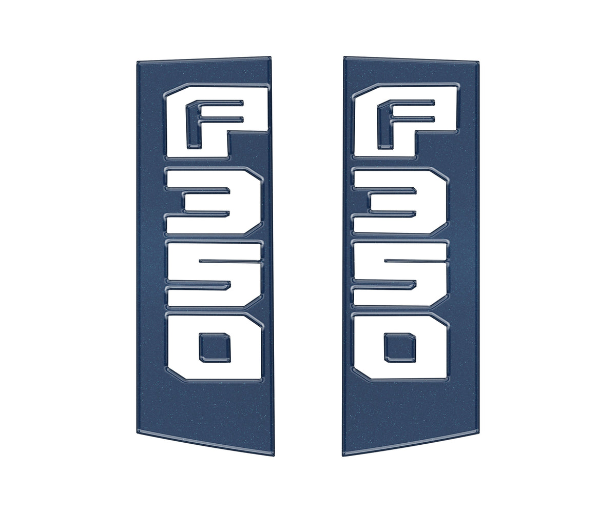 Tufskinz side emblem overlays for Ford Super Duty F-250 and F-350 2017-2022