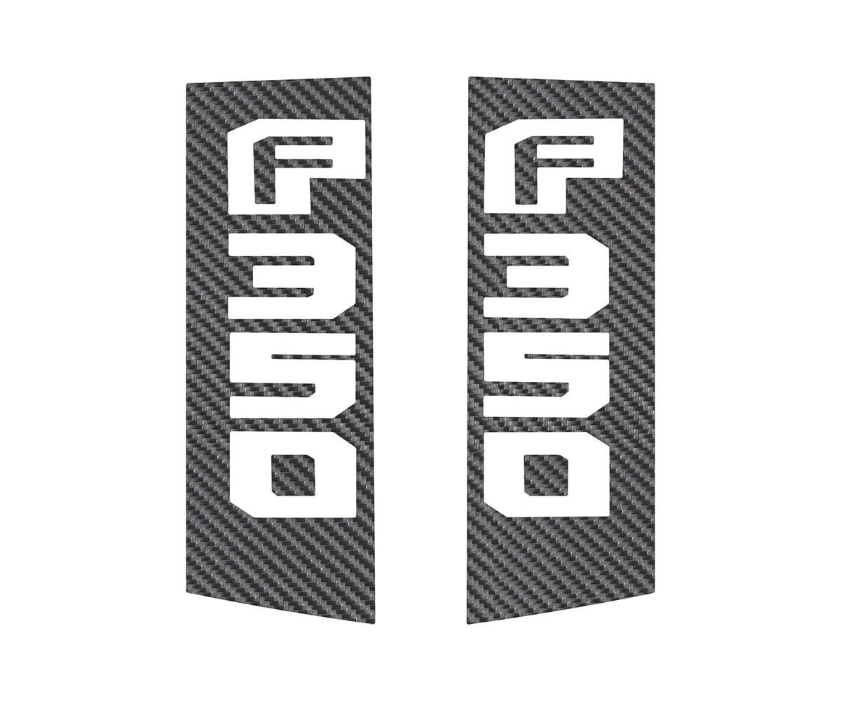 Tufskinz side emblem overlays for Ford Super Duty F-250 and F-350 2017-2022