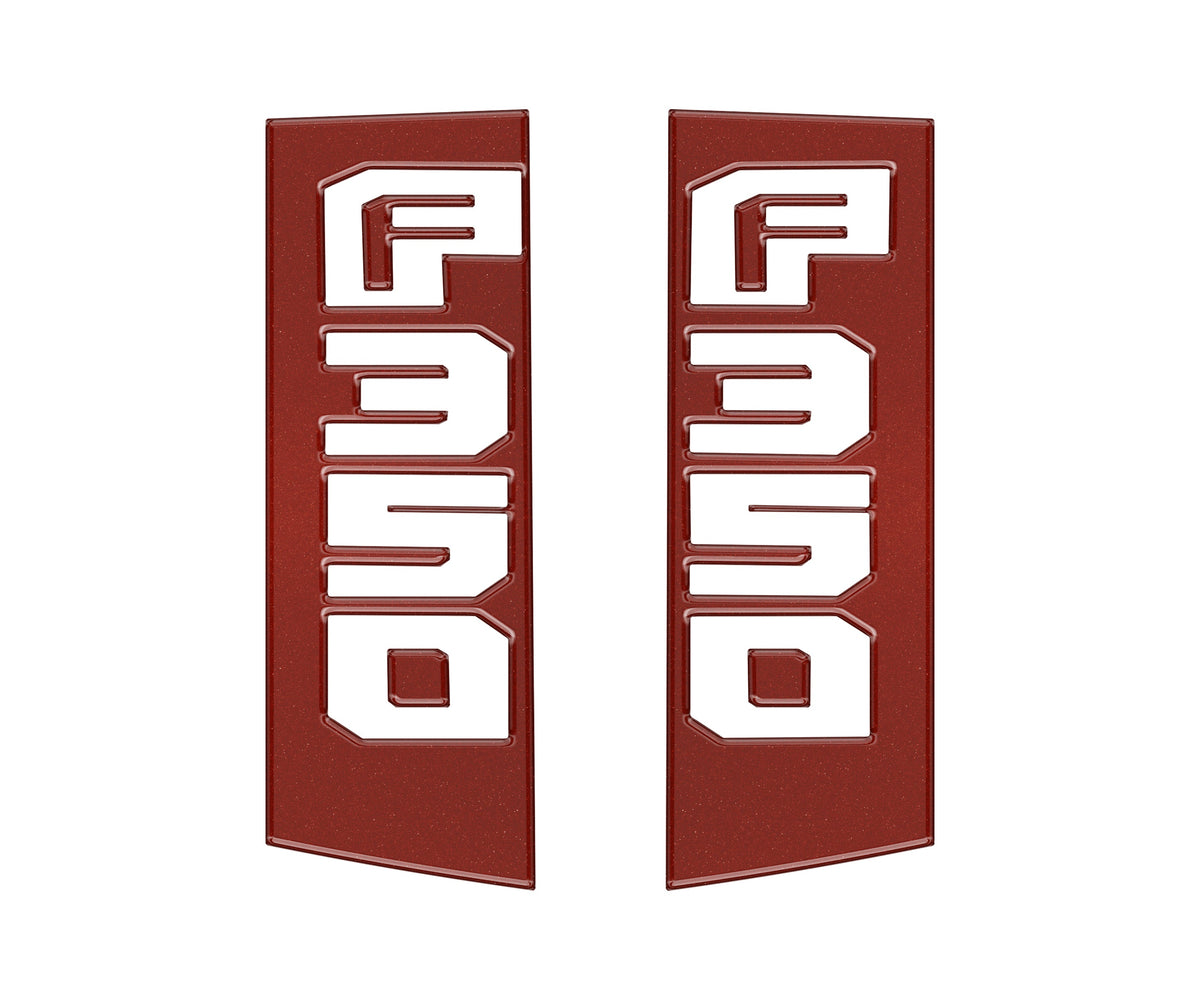 Tufskinz side emblem overlays for Ford Super Duty F-250 and F-350 2017-2022
