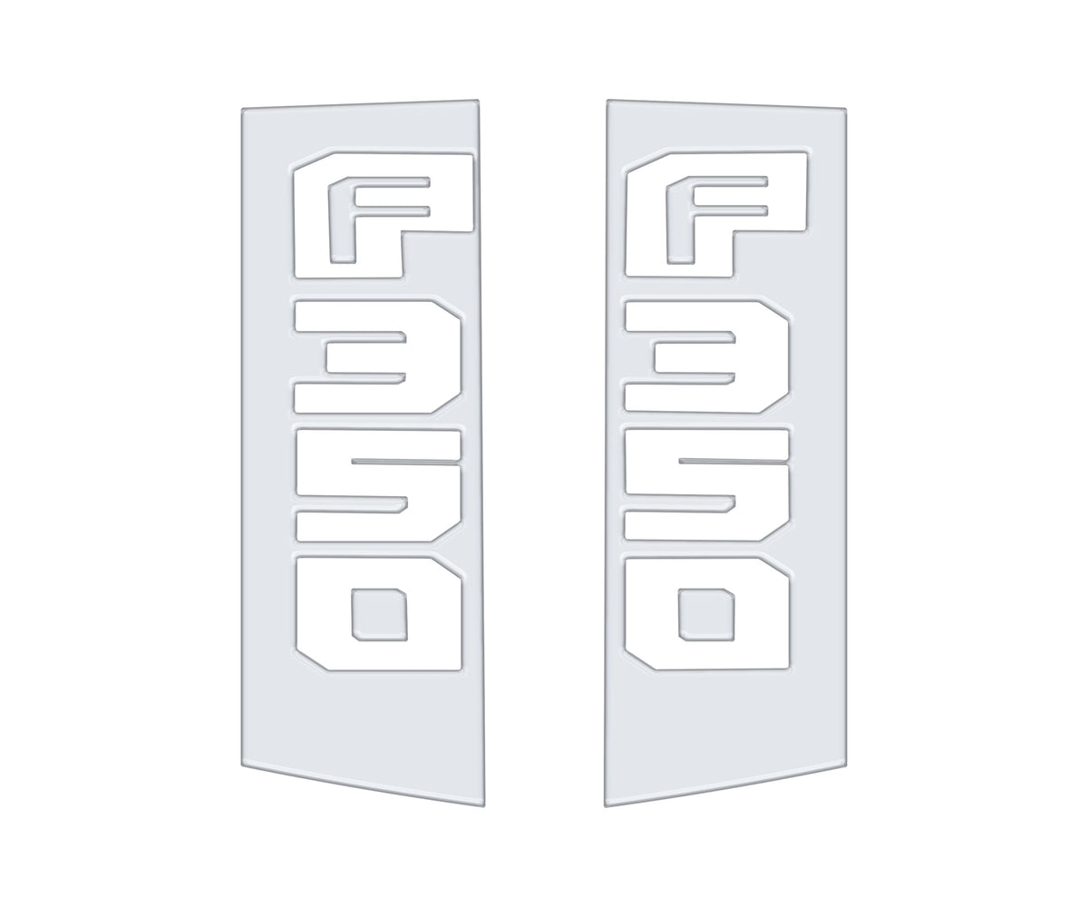 Tufskinz side emblem overlays for Ford Super Duty F-250 and F-350 2017-2022