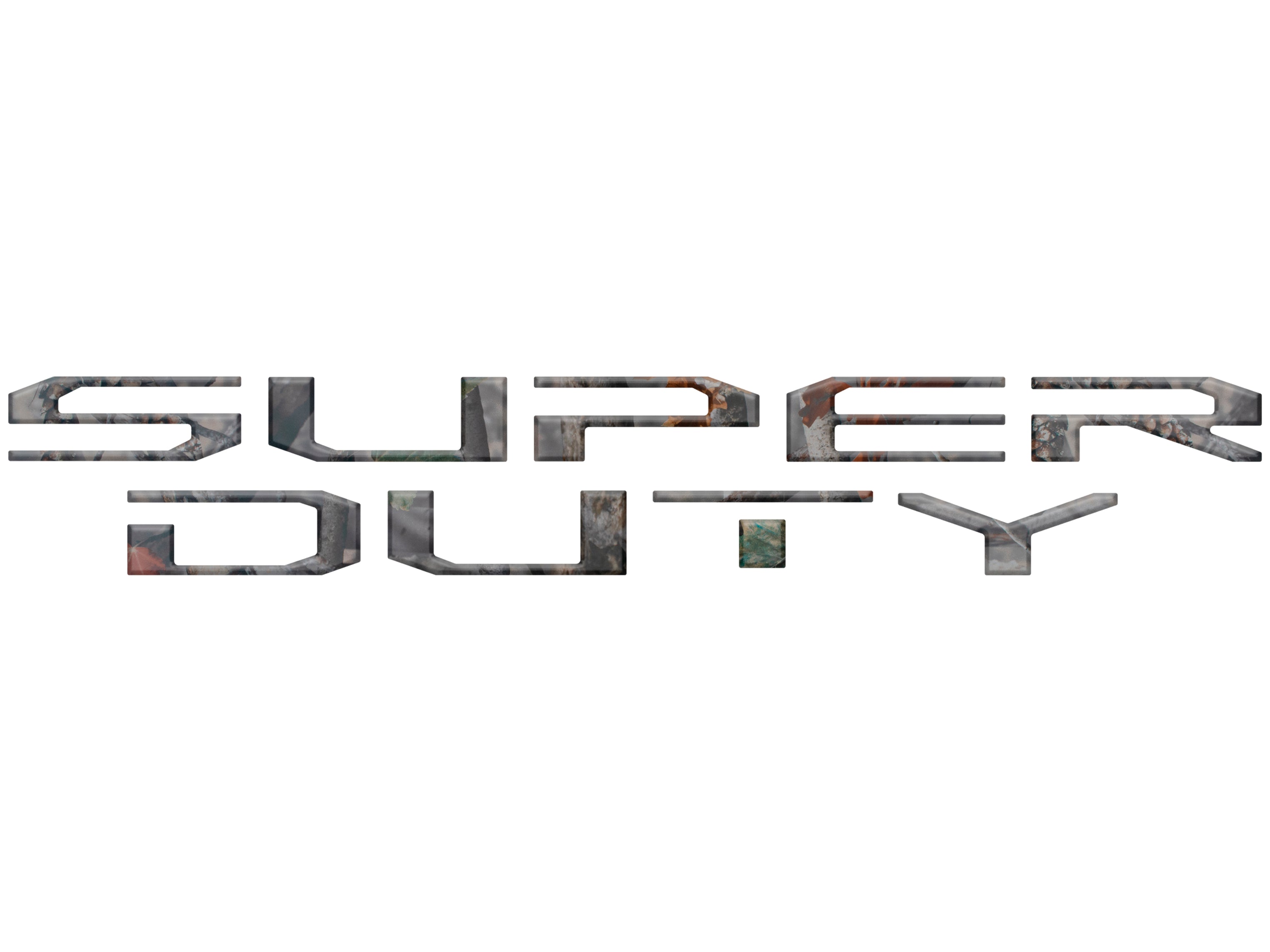 Hood Letter Inserts Fits 2023-2026 Ford Super Duty