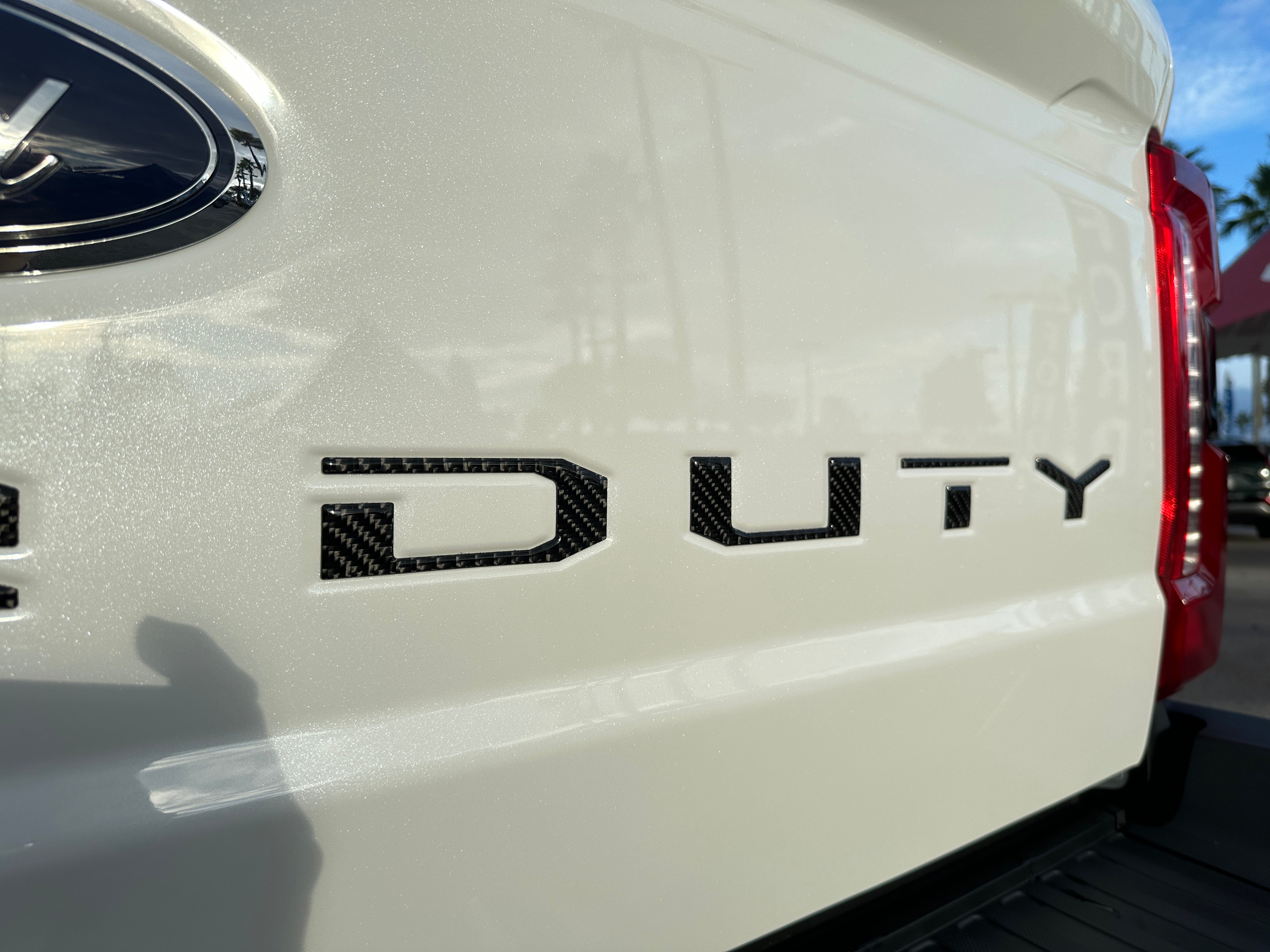 Tailgate Letter Inserts Fits 2023-2026 Ford Super Duty XL/XLT/STX/Tremor/Lariat