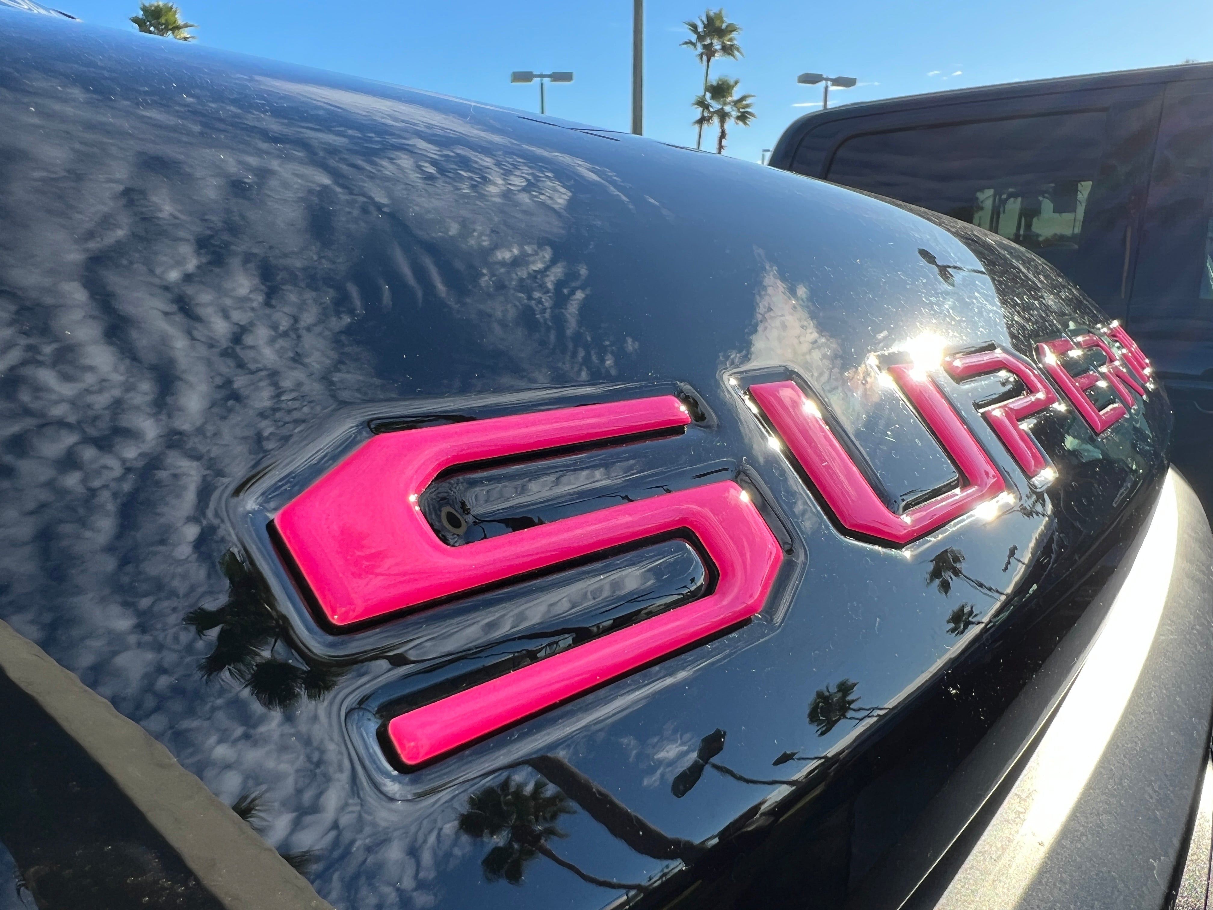 Hood Letter Inserts Fits 2023-2026 Ford Super Duty