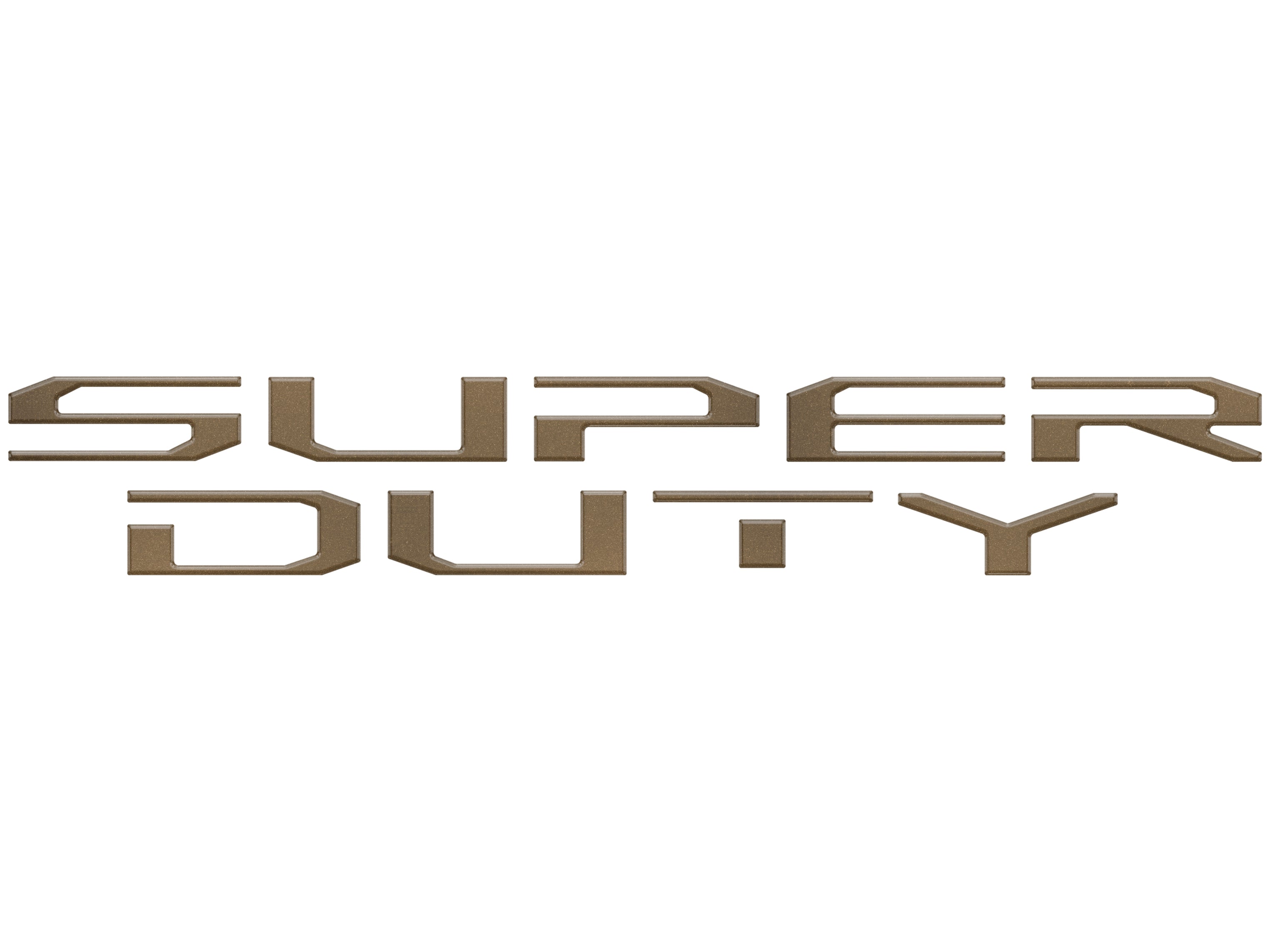 Hood Letter Inserts Fits 2023-2026 Ford Super Duty