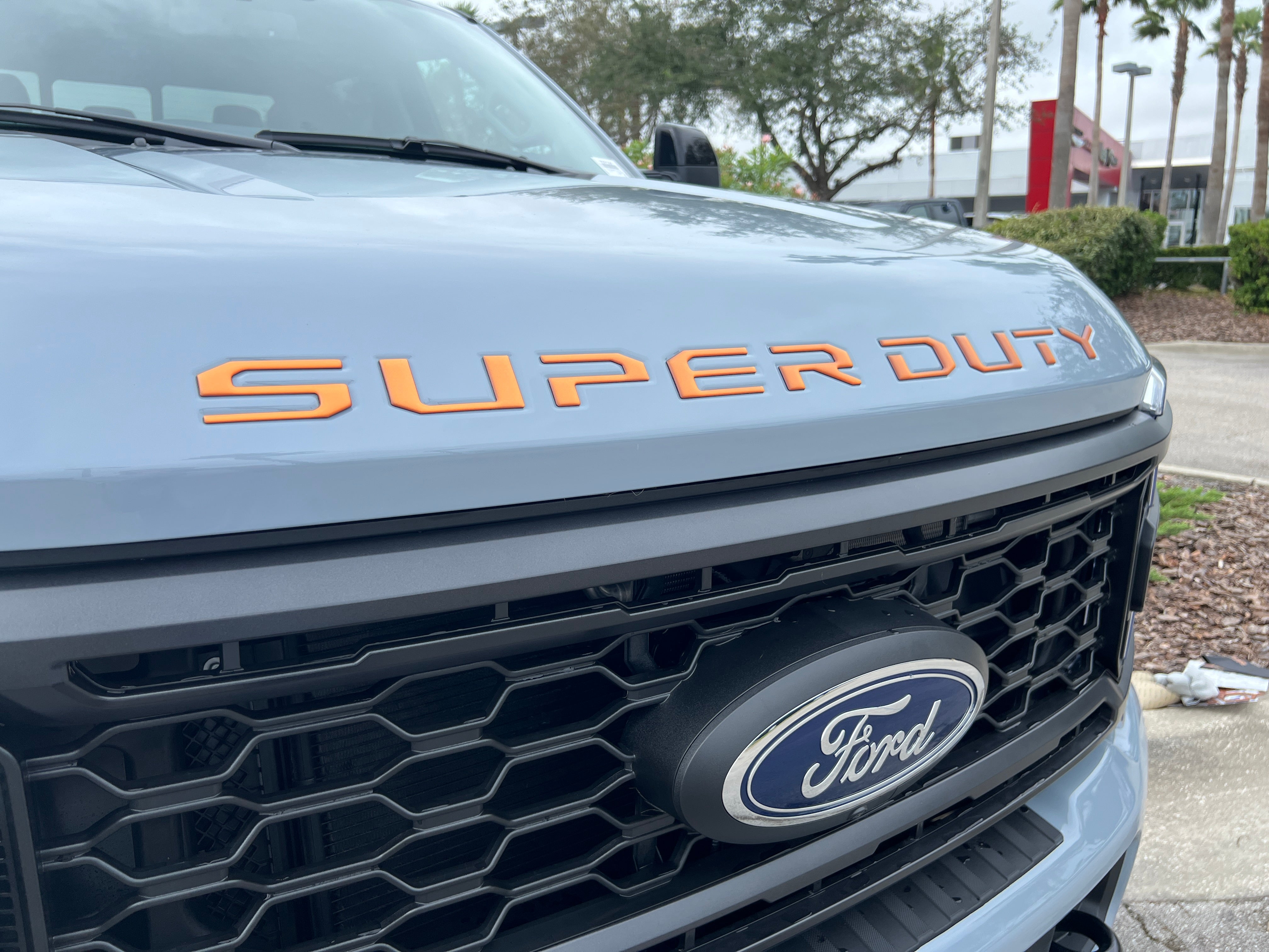 Hood Letter Inserts Fits 2023-2026 Ford Super Duty