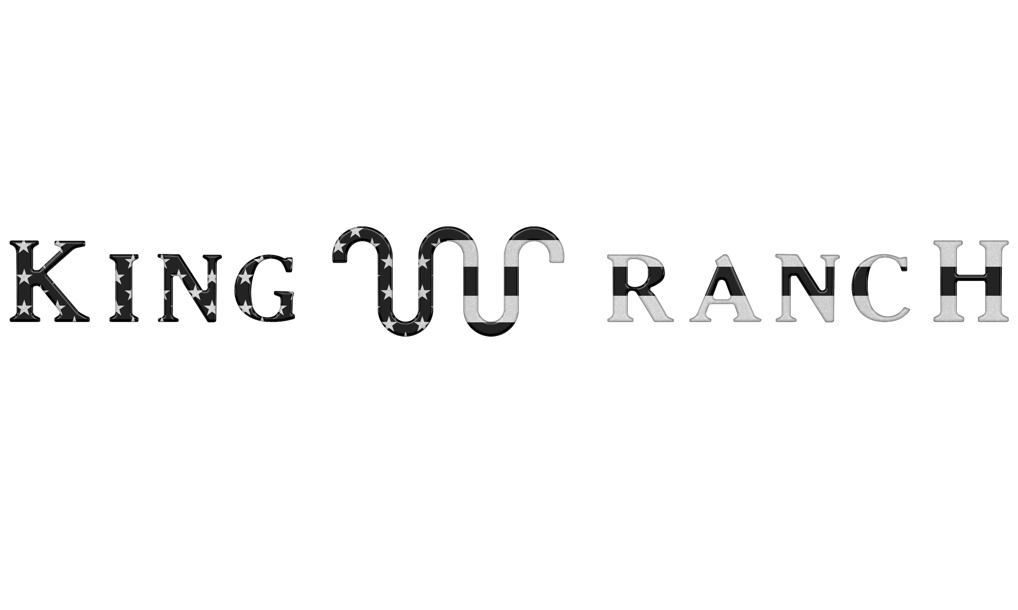 Tailgate Letter Inserts Fits 2023-2026 Ford Super Duty King Ranch