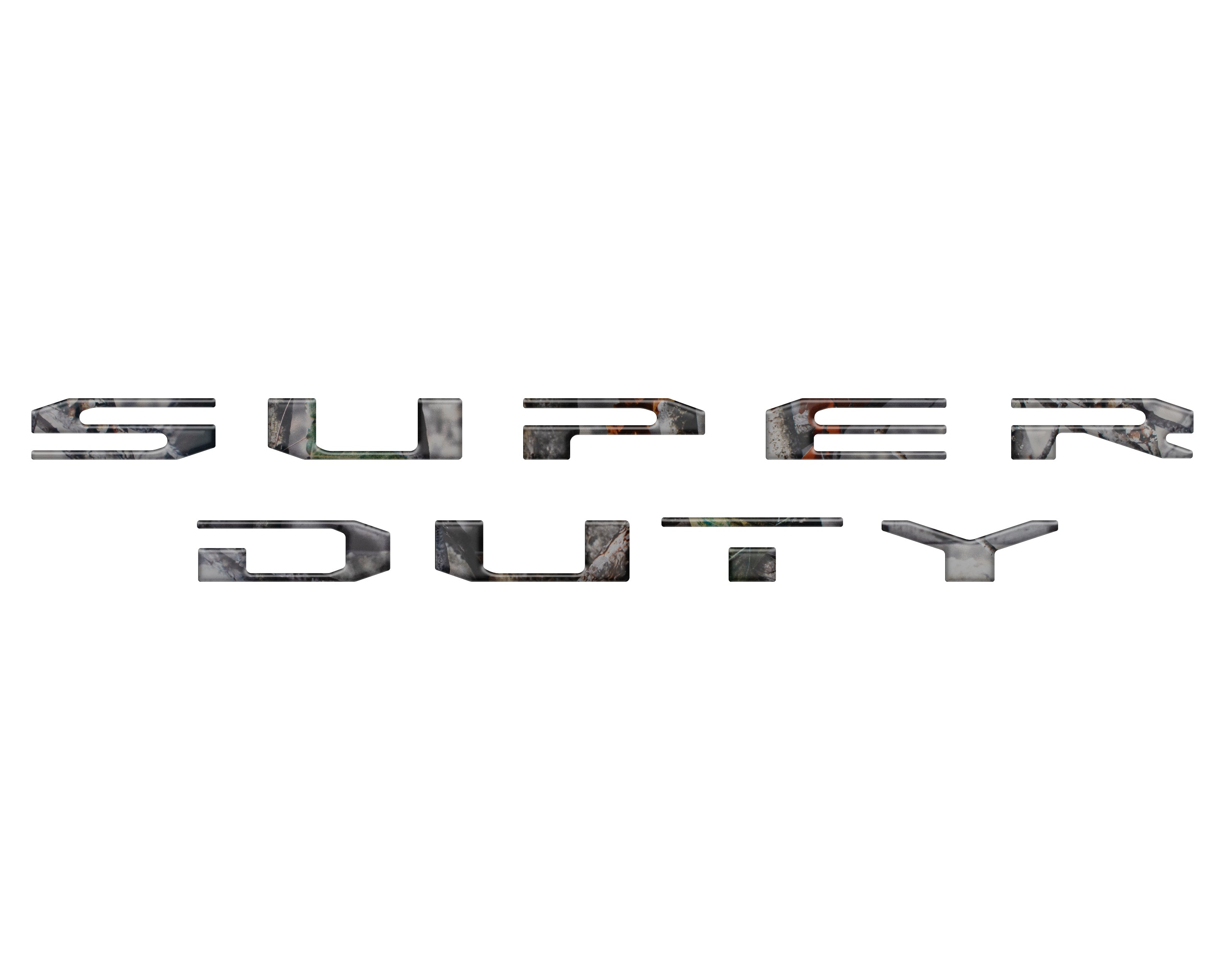 Tailgate Letter Overlays Fits 2023-2026 Ford King Ranch/Platinum/Limited Super Duty