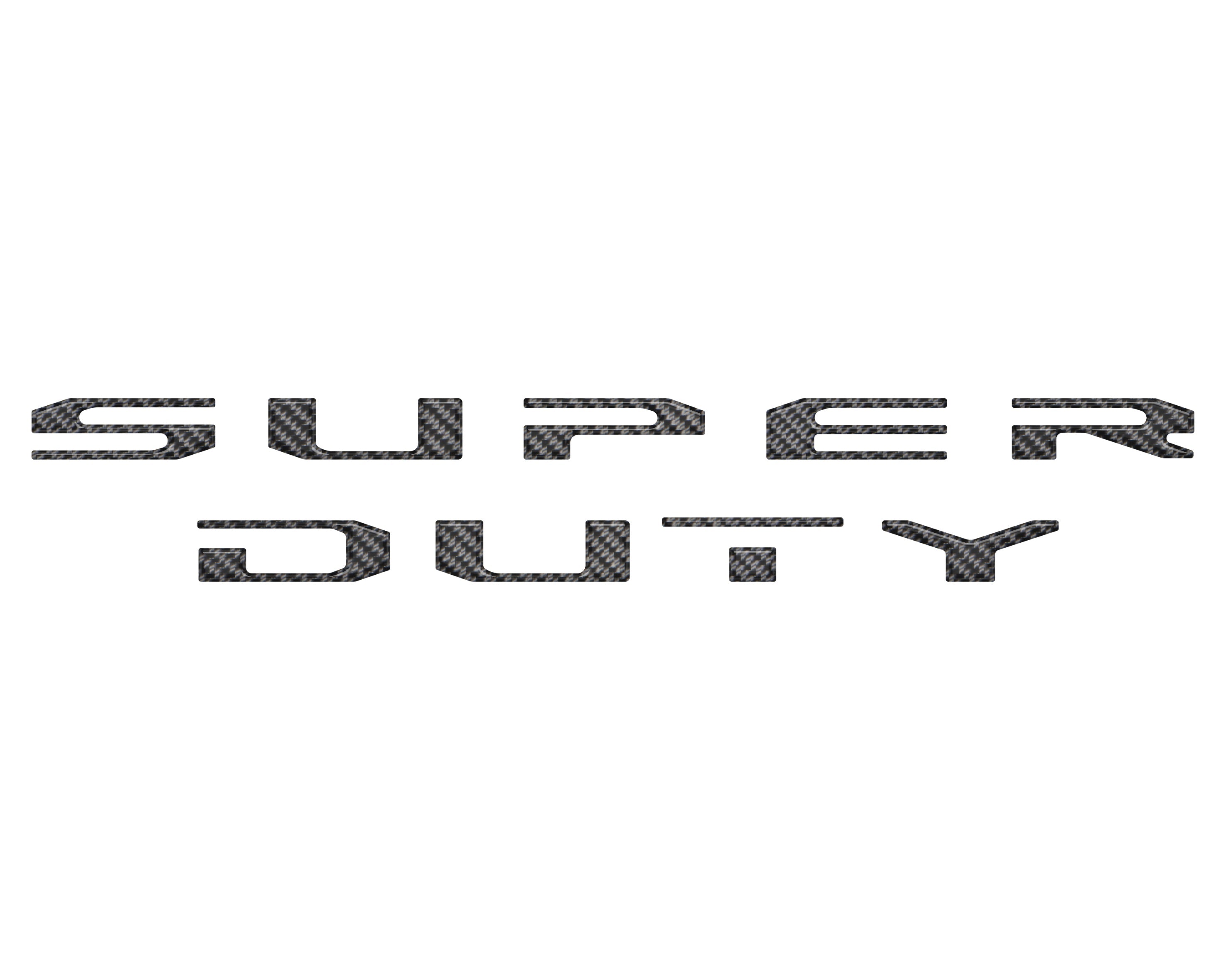 Tailgate Letter Overlays Fits 2023-2026 Ford King Ranch/Platinum/Limited Super Duty