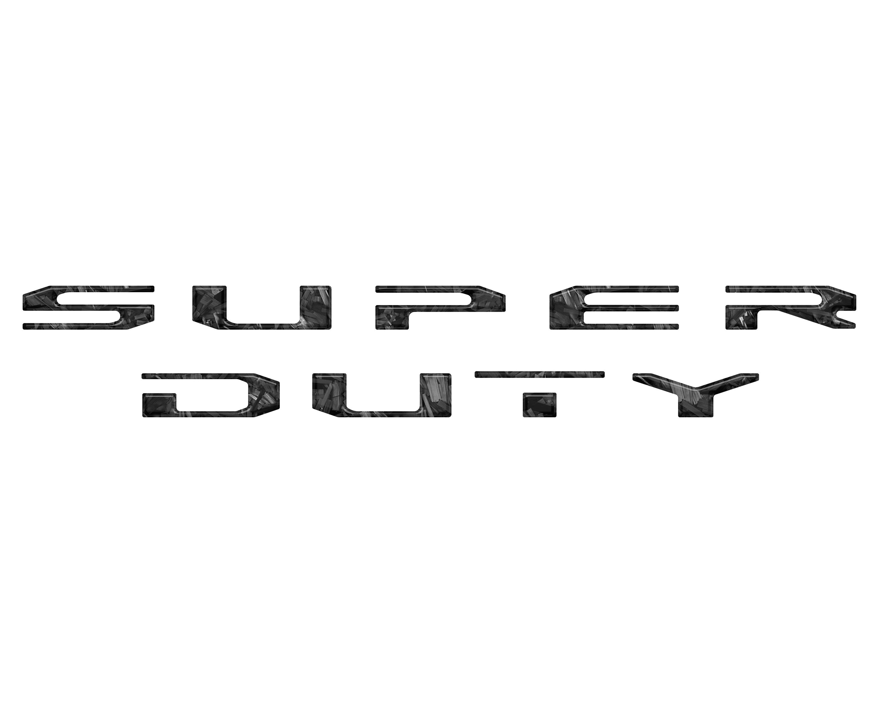 Tailgate Letter Overlays Fits 2023-2026 Ford King Ranch/Platinum/Limited Super Duty