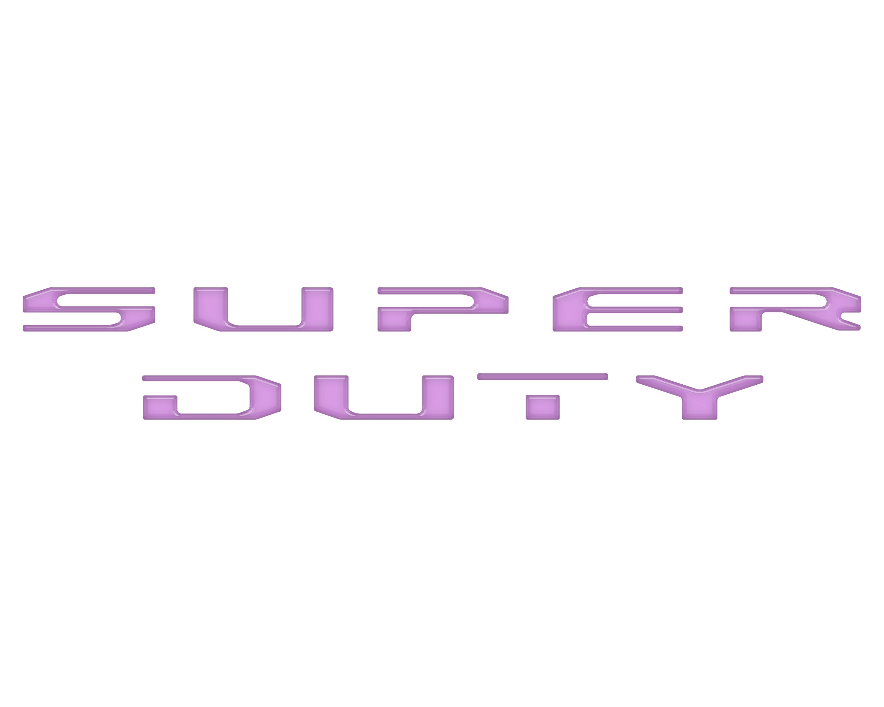 Tailgate Letter Overlays Fits 2023-2026 Ford King Ranch/Platinum/Limited Super Duty