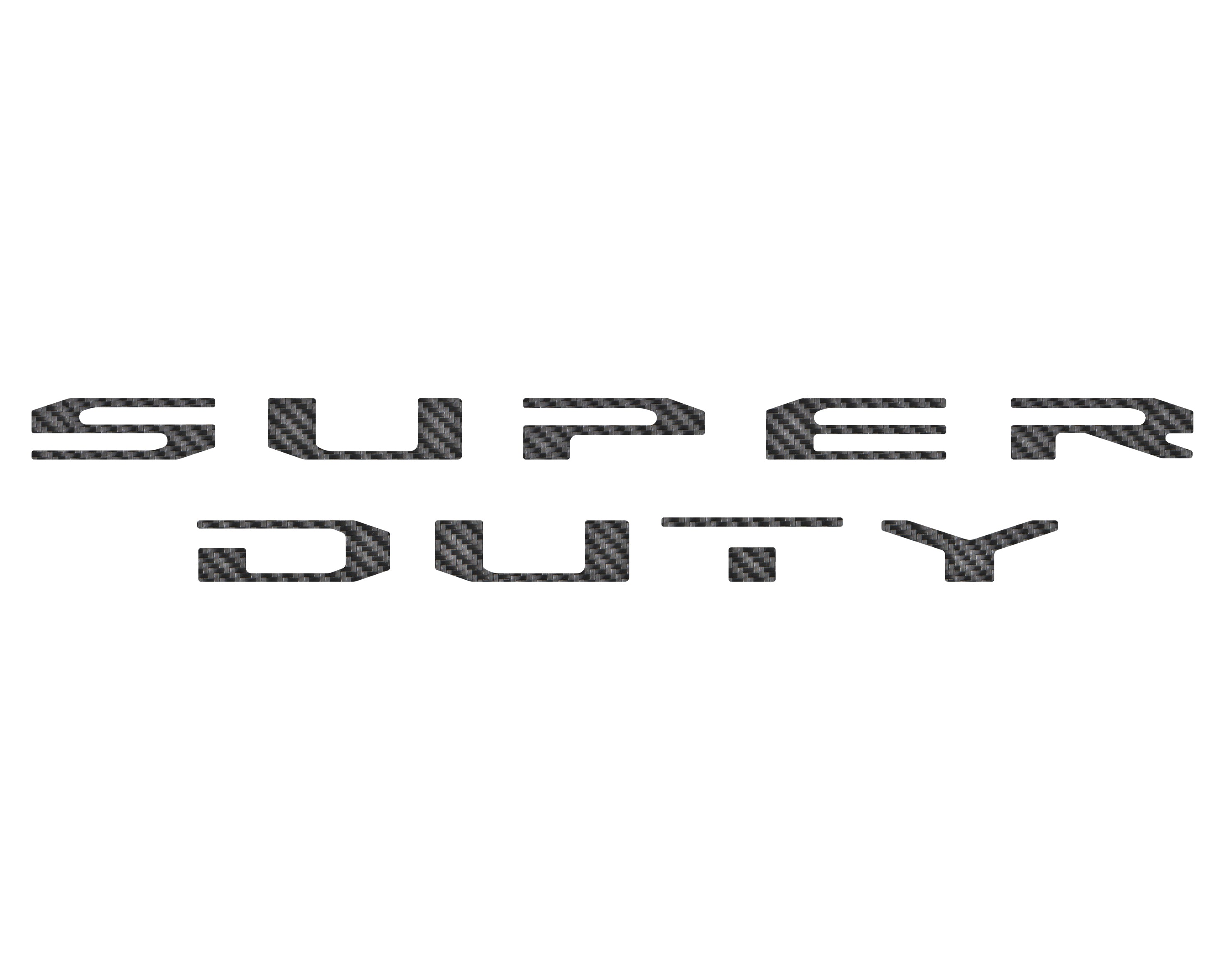 Tailgate Letter Overlays Fits 2023-2026 Ford King Ranch/Platinum/Limited Super Duty