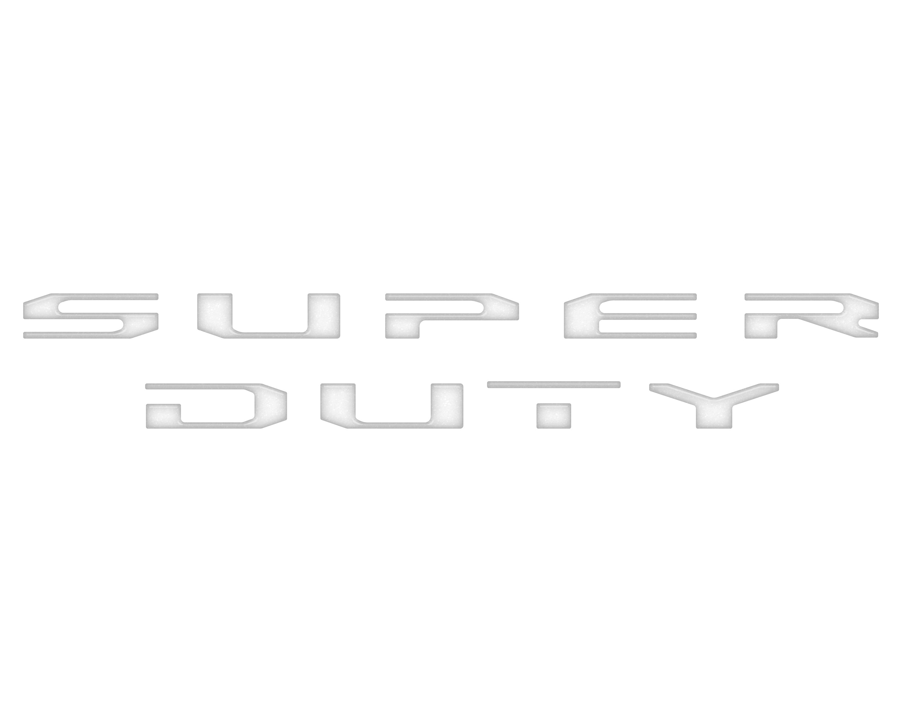 Tailgate Letter Overlays Fits 2023-2026 Ford King Ranch/Platinum/Limited Super Duty