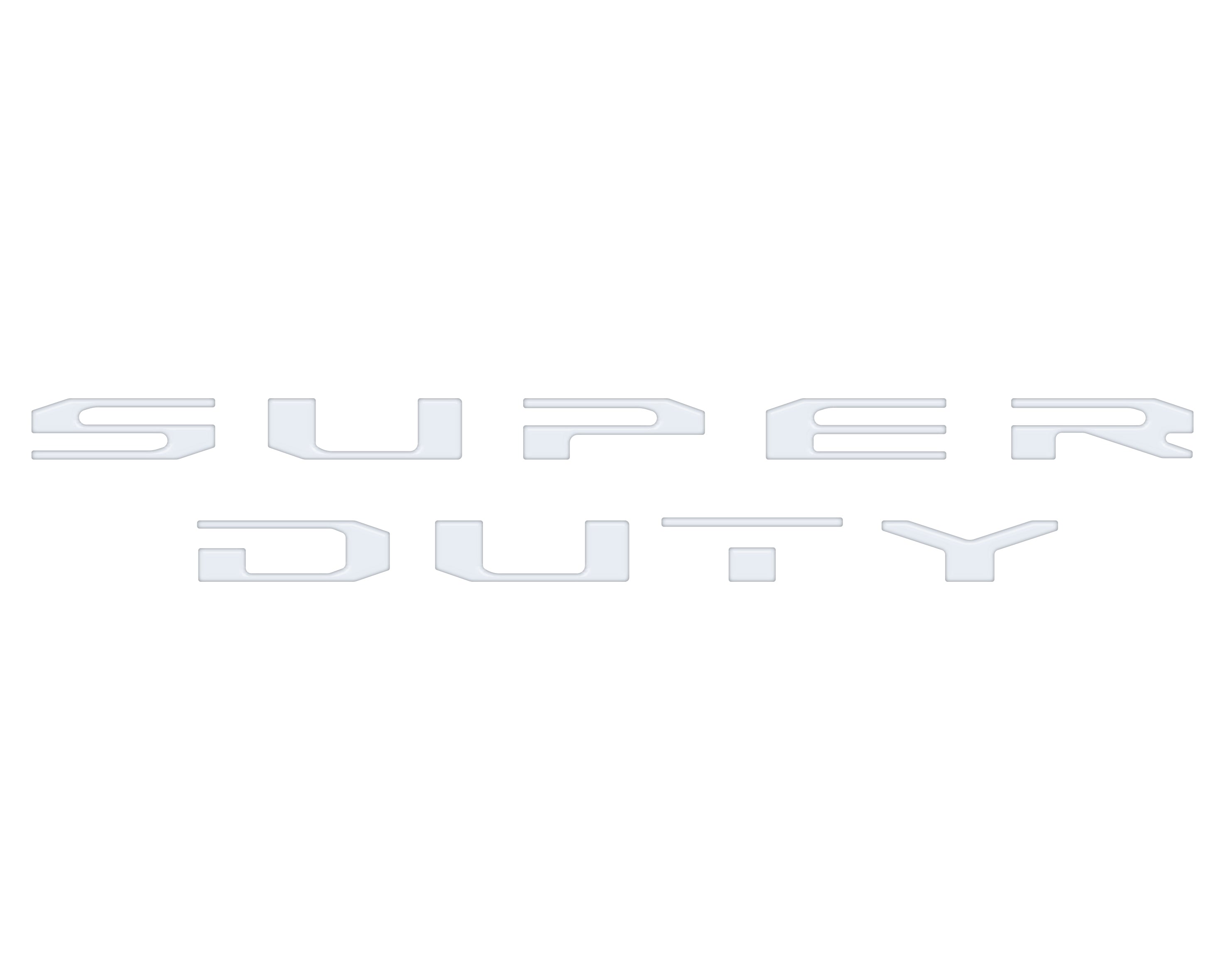 Tailgate Letter Overlays Fits 2023-2026 Ford King Ranch/Platinum/Limited Super Duty