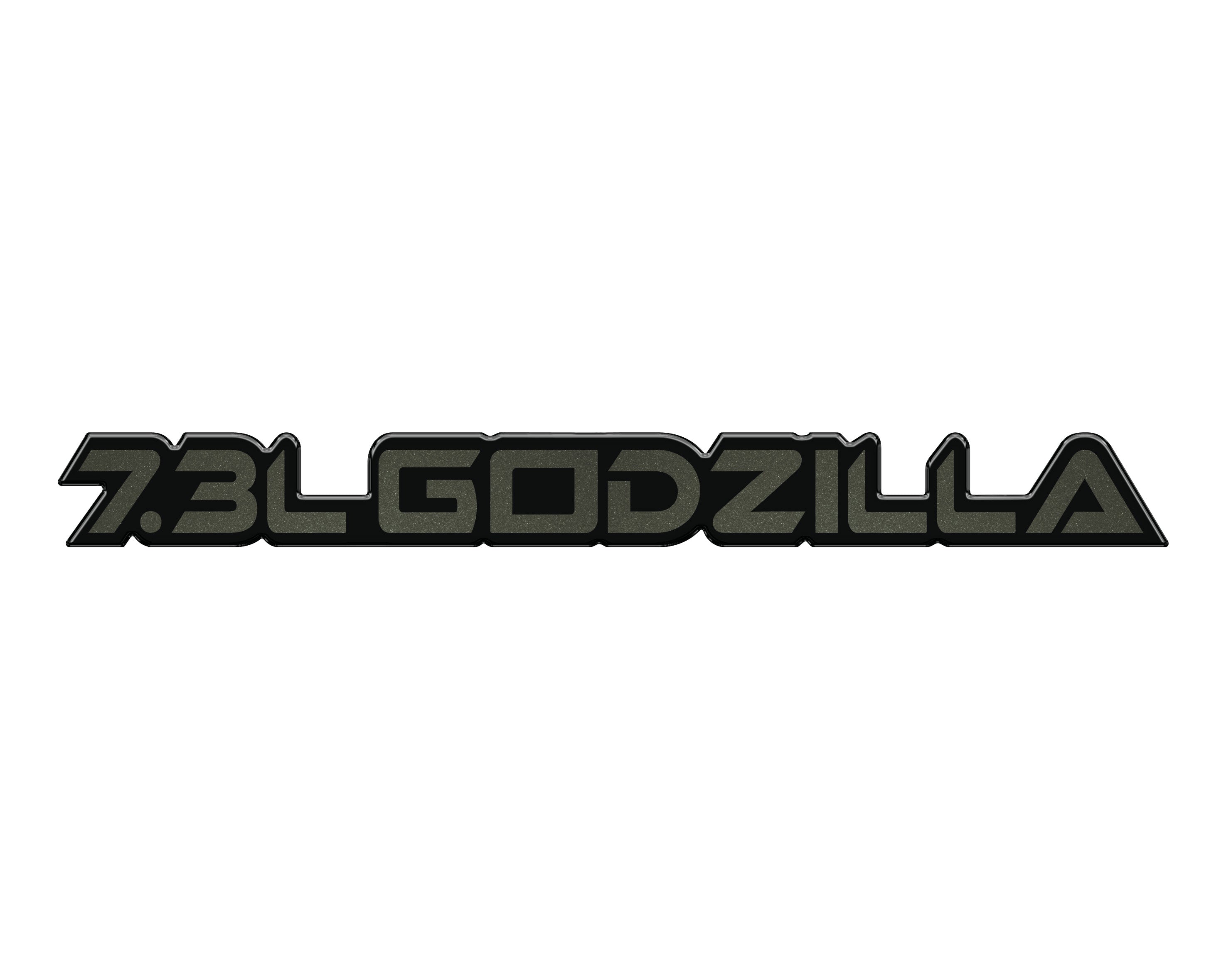 7.3L Godzilla Badge Fits 2020-2026 Ford Super Duty