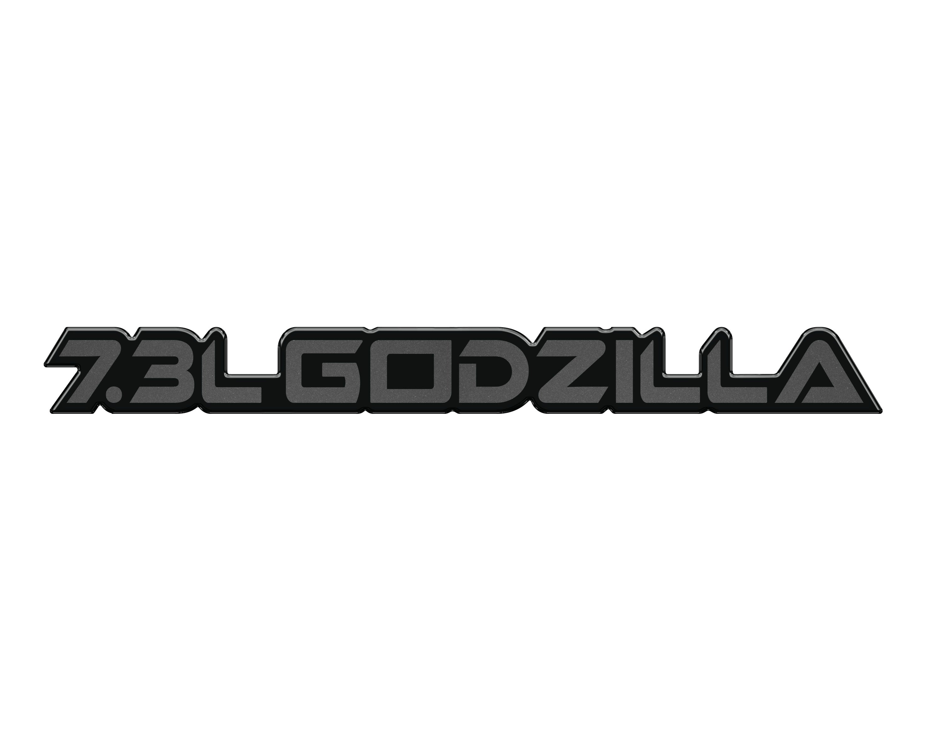 7.3L Godzilla Badge Fits 2020-2026 Ford Super Duty