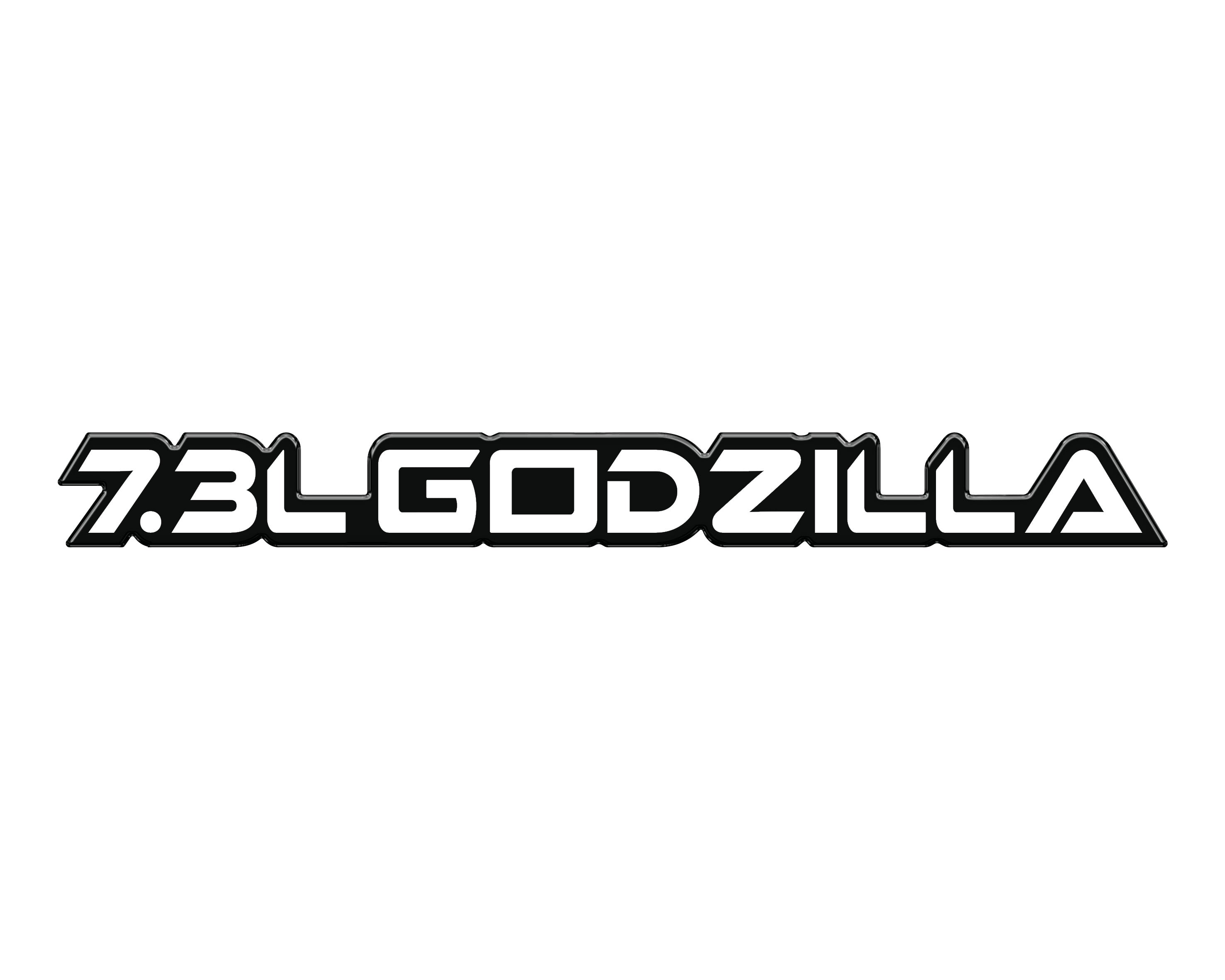 7.3L Godzilla Badge Fits 2020-2026 Ford Super Duty