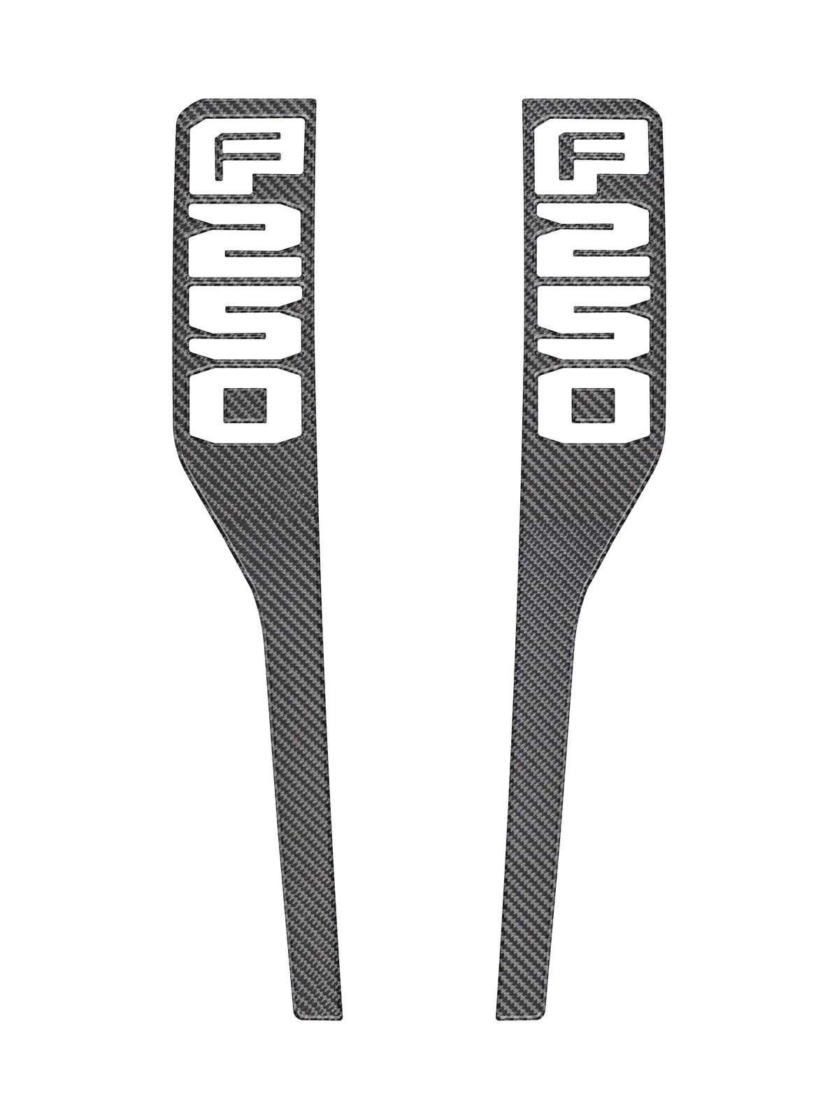 Tufskinz Front Fender Emblem Overlays for Ford Super Duty