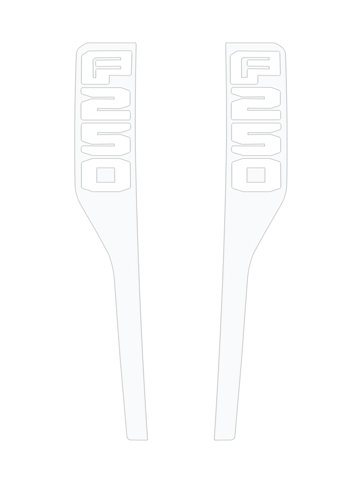 Tufskinz Front Fender Emblem Overlays for Ford Super Duty