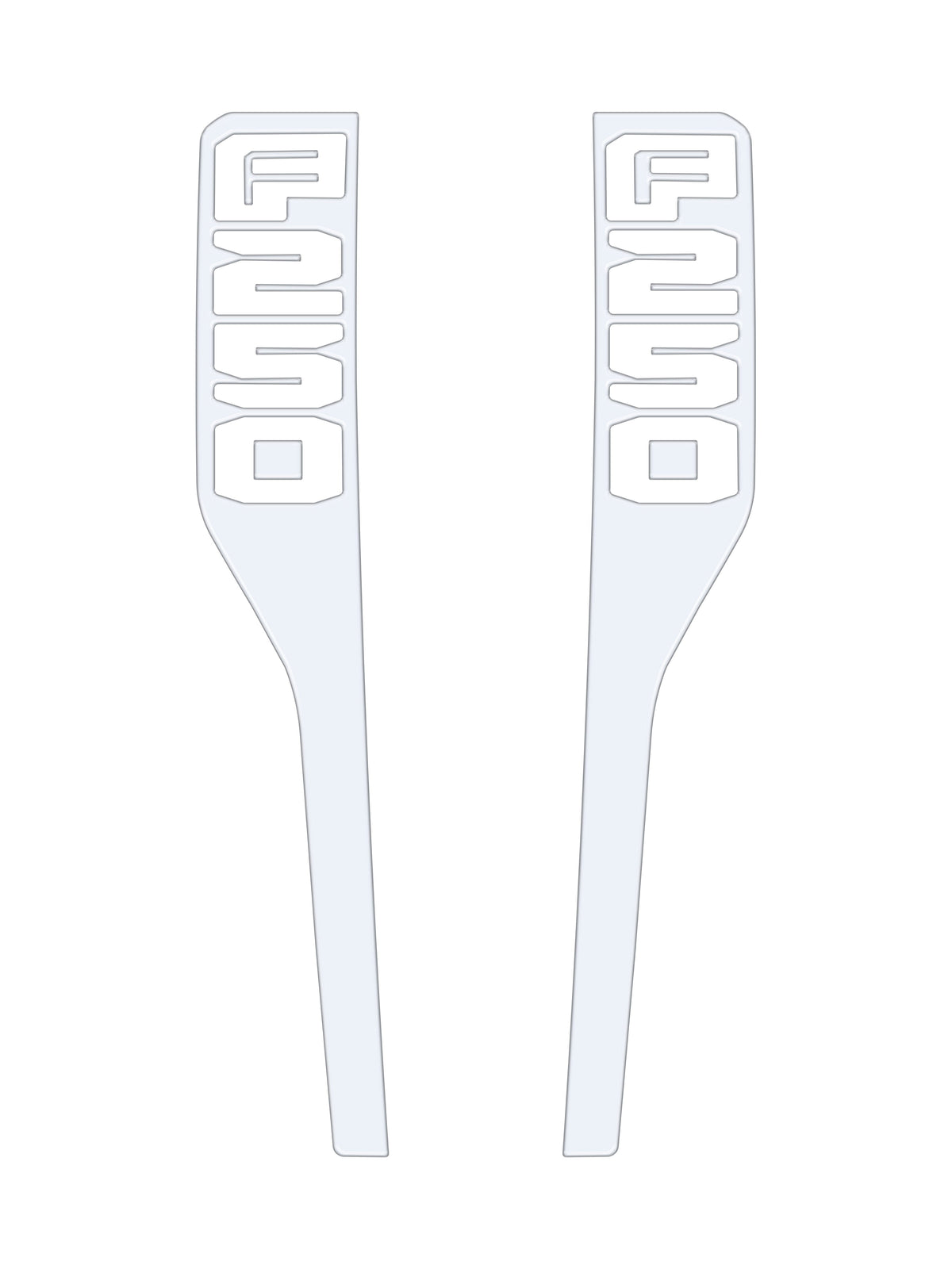 Tufskinz Front Fender Emblem Overlays for Ford Super Duty