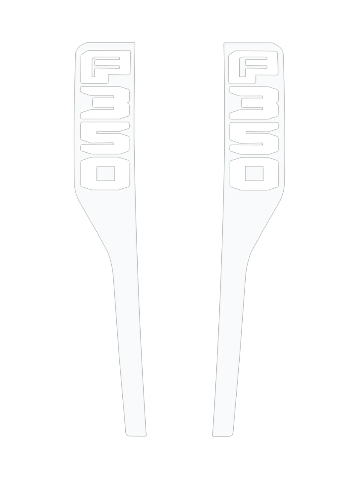 Tufskinz Front Fender Emblem Overlays for Ford Super Duty