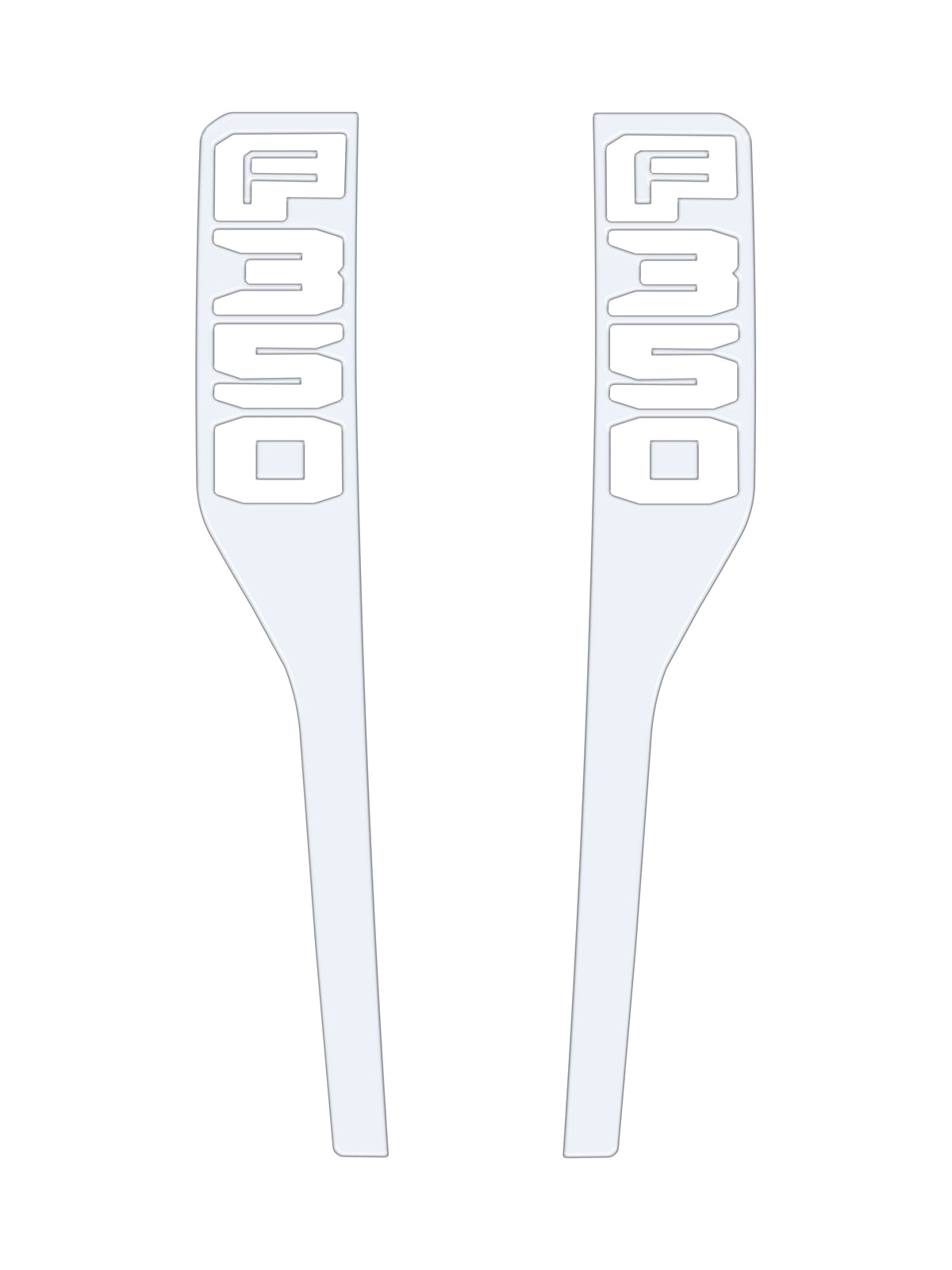 Tufskinz Front Fender Emblem Overlays for Ford Super Duty