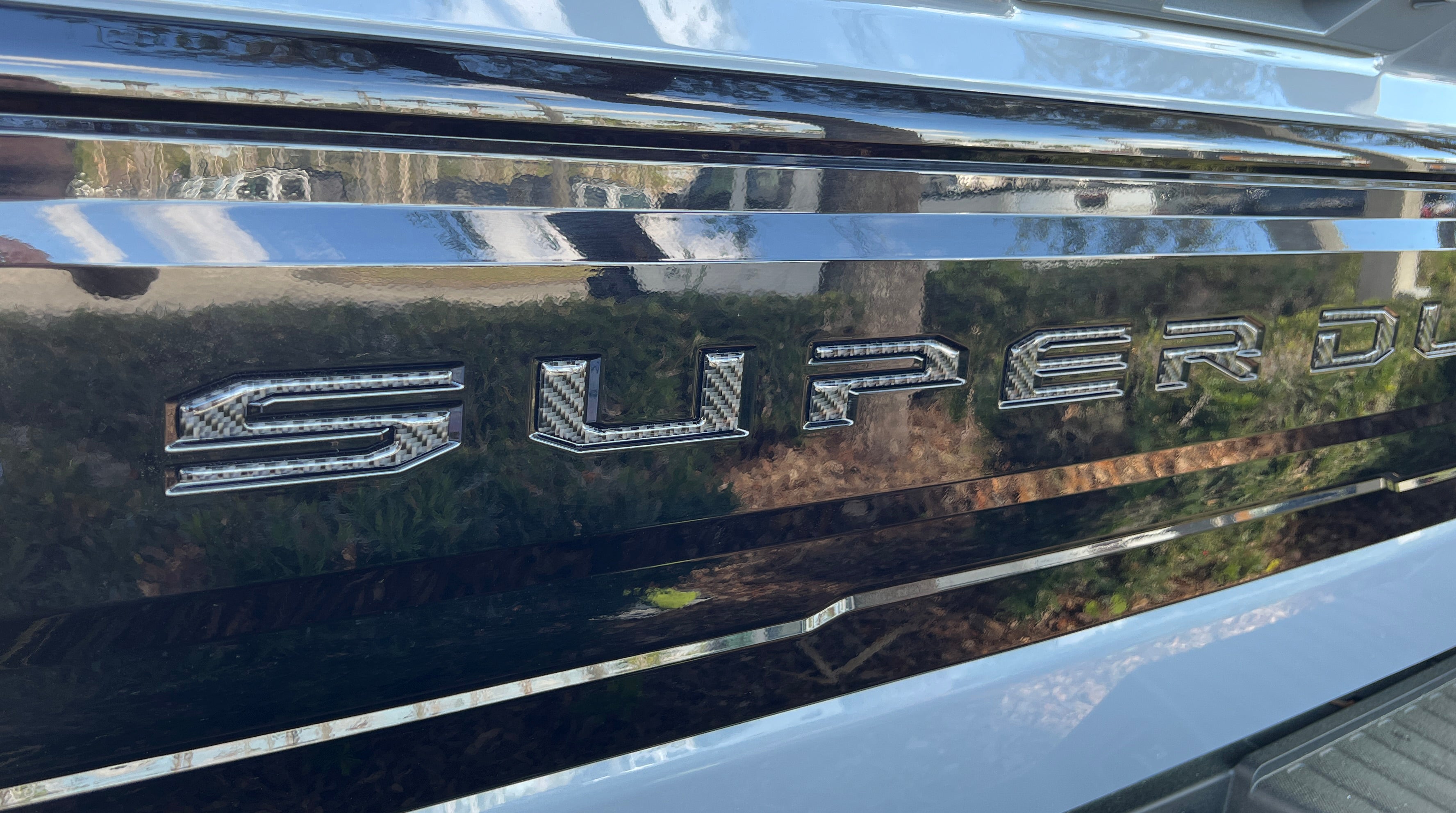 Tailgate Letter Inserts Fits 2025-2026 Ford Super Duty Platinum