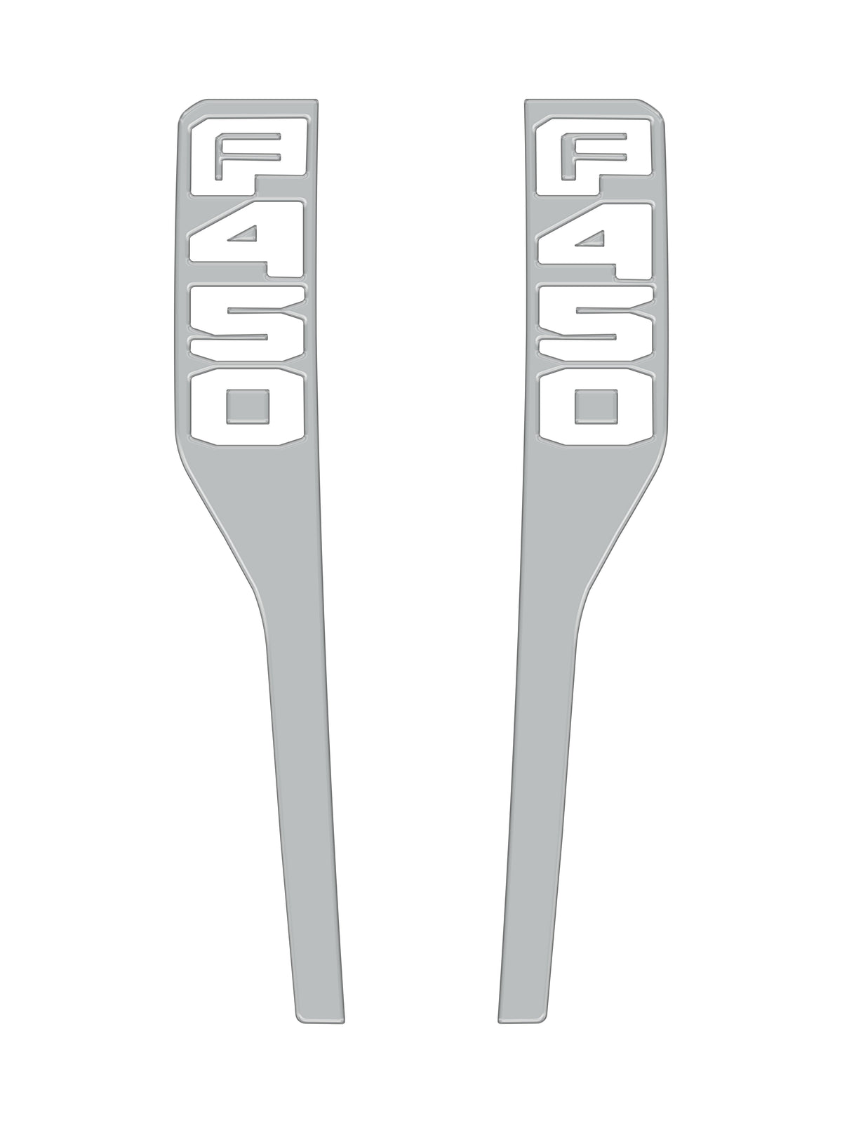 Tufskinz Front Fender Emblem Overlays for Ford Super Duty