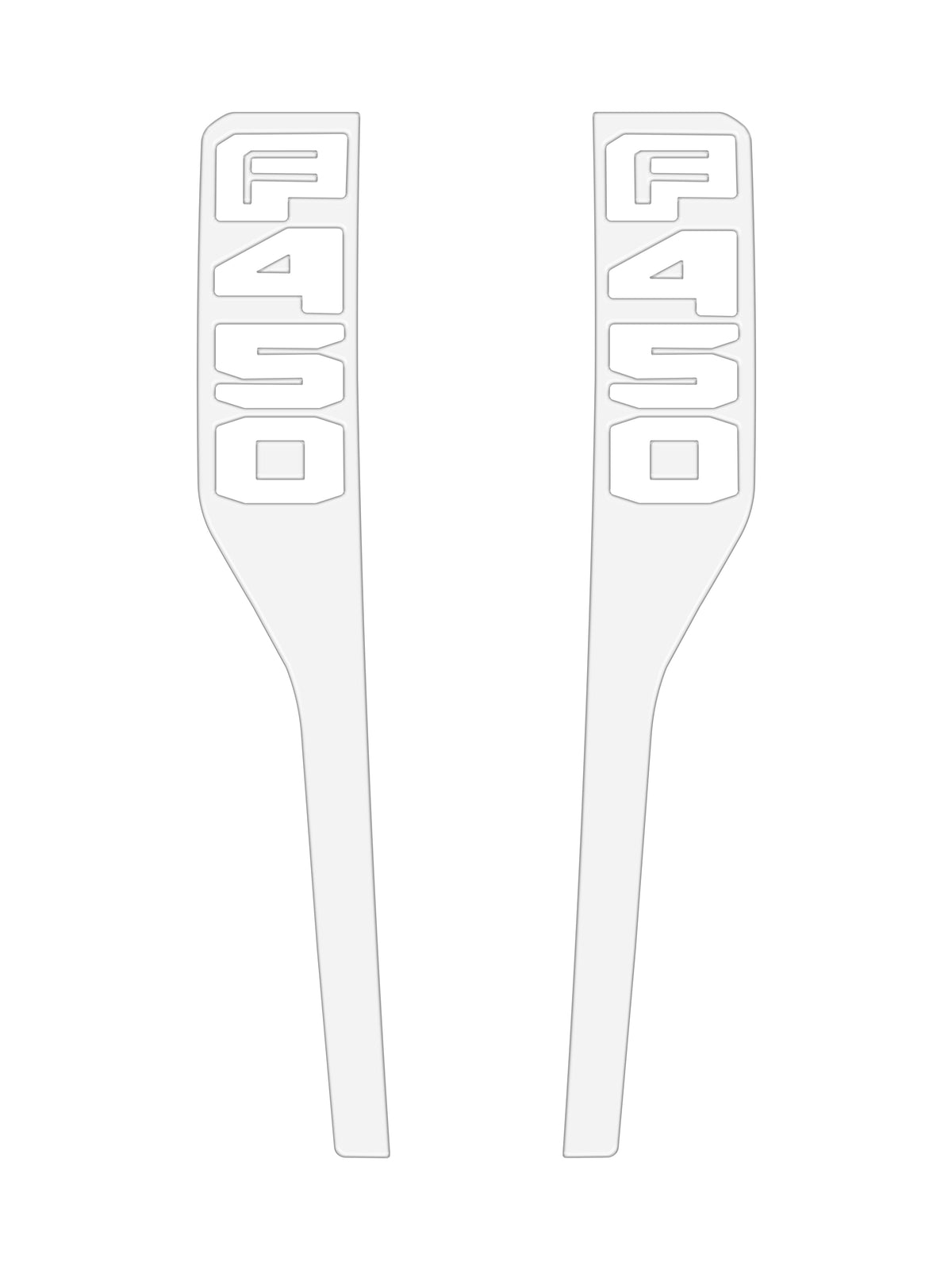 Tufskinz Front Fender Emblem Overlays for Ford Super Duty