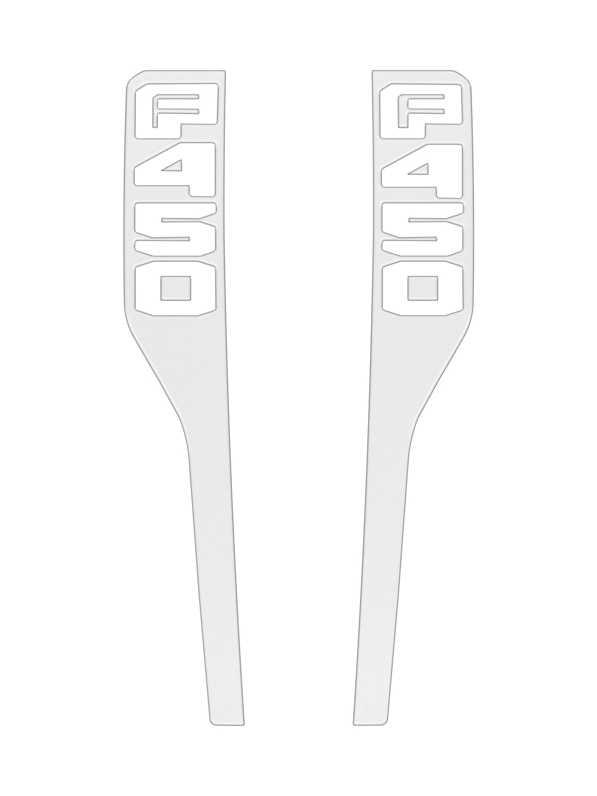 Tufskinz Front Fender Emblem Overlays for Ford Super Duty