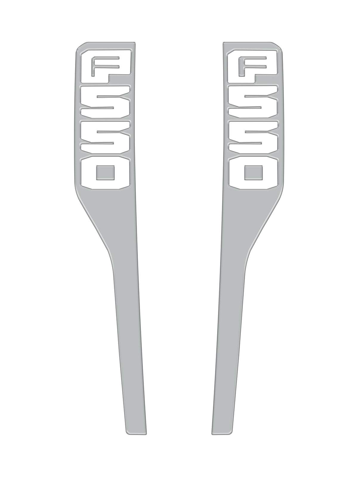 Tufskinz Front Fender Emblem Overlays for Ford Super Duty