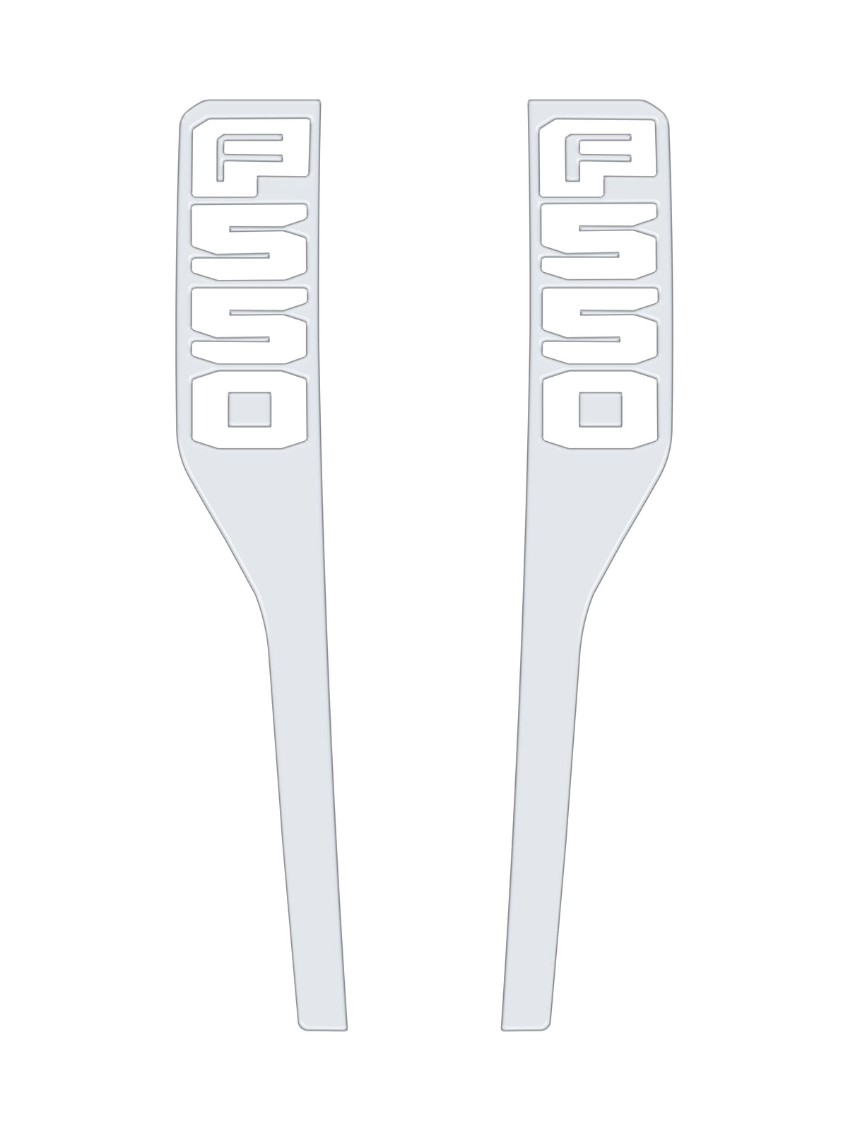 Tufskinz Front Fender Emblem Overlays for Ford Super Duty