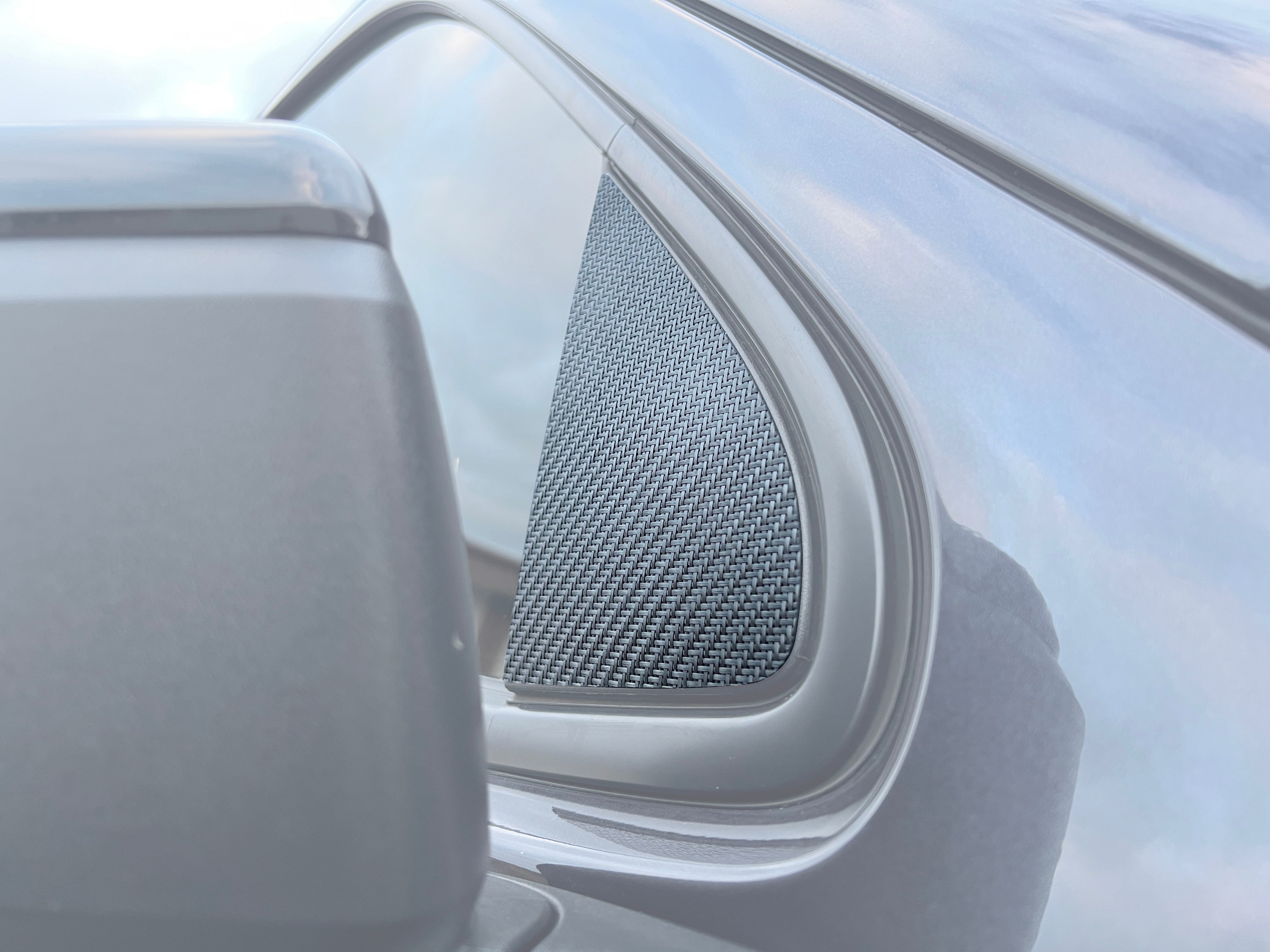 A Pillar Accent Overlays Fits 2019-2024 Chevrolet Silverado