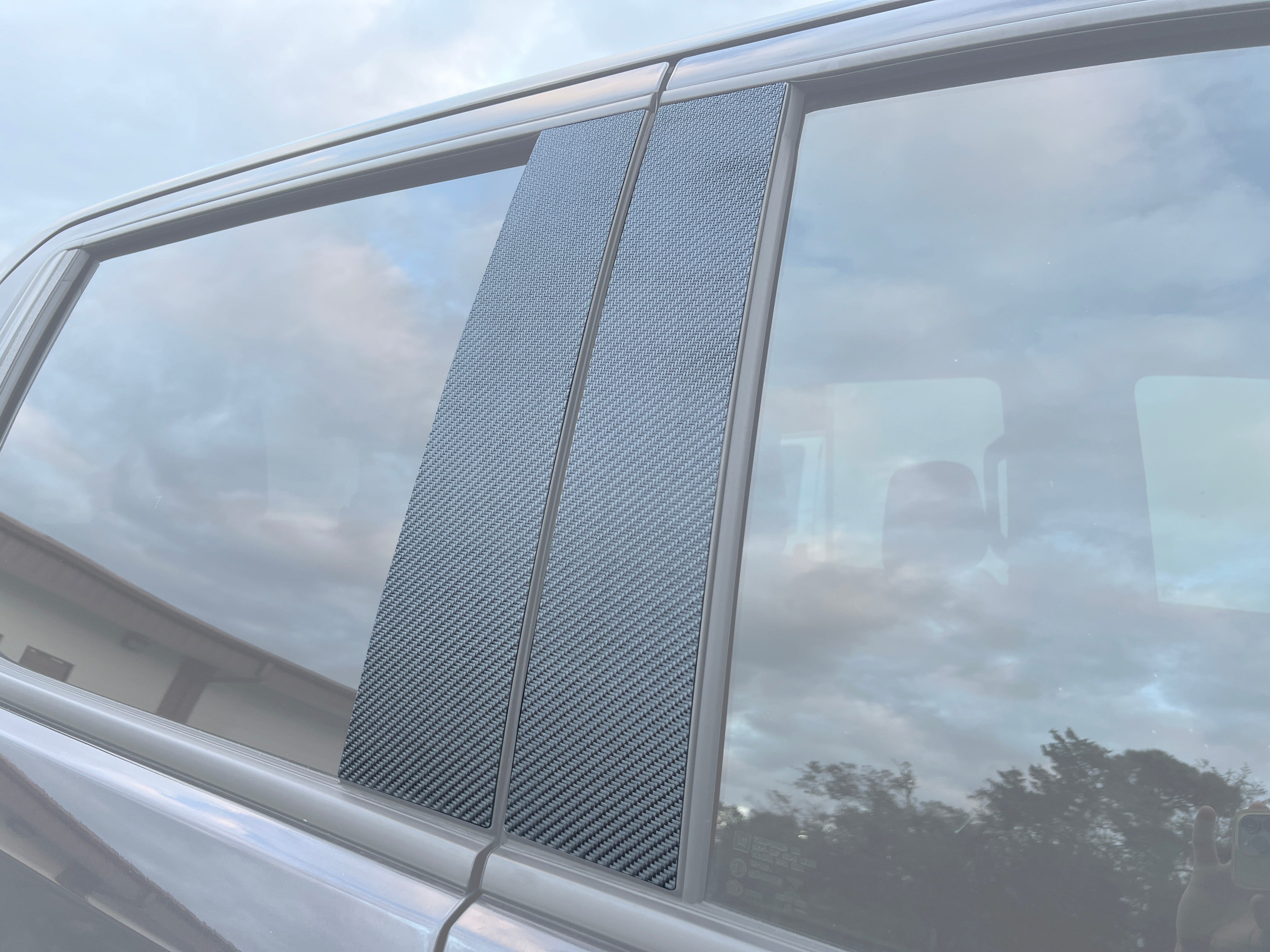 B-Pillar Accent Overlays Fits 2019-2024 Chevrolet Silverado