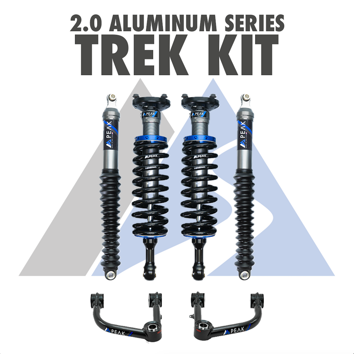 Peak Suspension 2.0 Aluminum Series Trek Kit 24+ Tacoma for 2024+ Toyota Tacoma