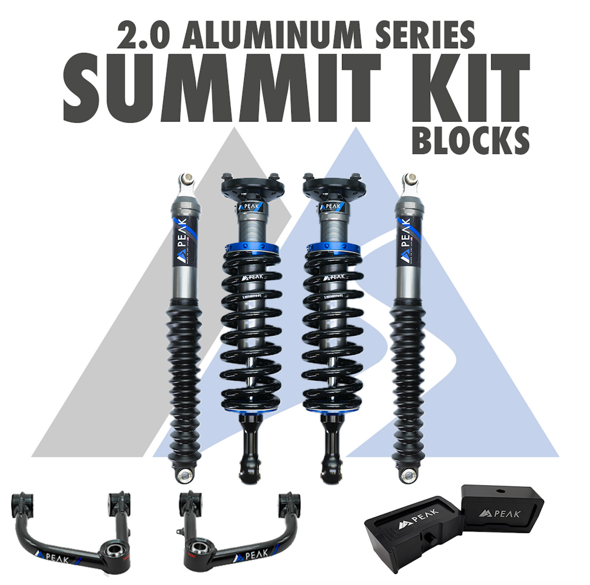 Peak Suspension 2.0 Aluminum Series Summit Kit 15-22 Colorado/Canyon for 2015-2022 Chevy Colorado / GMC Canyon