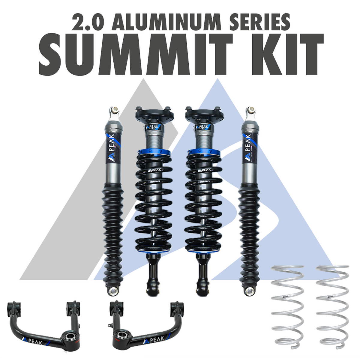 Peak Suspension 2.0 Aluminum Series Summit Kit 24+ Tacoma for 2024+ Toyota Tacoma