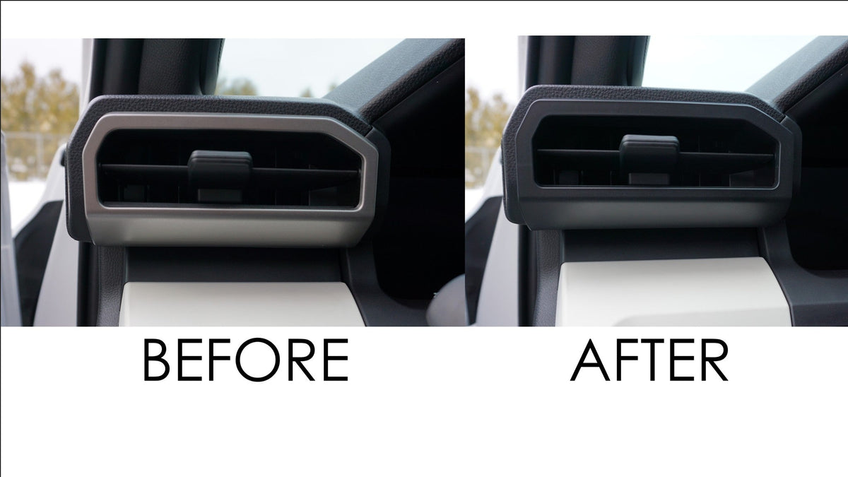 AJT Design black side vent trim for 2024+ Toyota Tacoma and 2025+ 4Runner