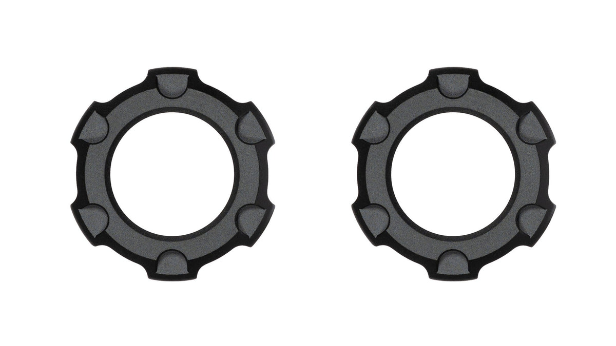 AJT Design black anodized billet radio knobs for 2025+ Ram with 14.5" screen
