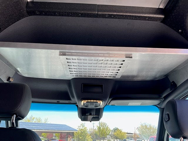 Diabolical Inc Upper Deck Shelf with MOLLE in a Mercedes Sprinter