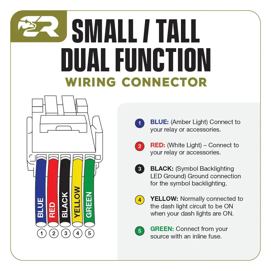 Cali Raised LED dual function amber and white OEM style switch for Toyota trucks