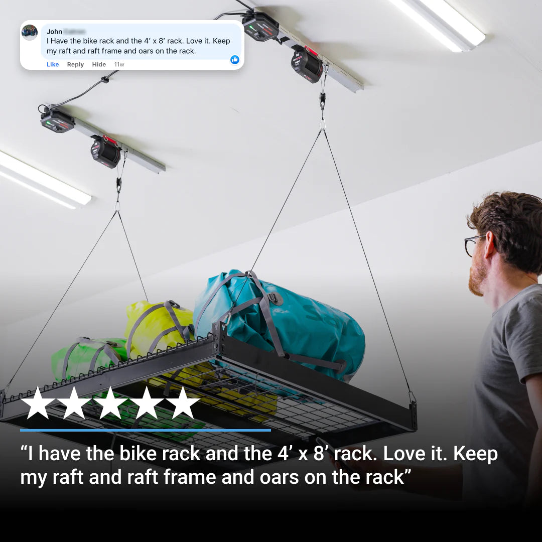 Elevador de plataforma para almacenamiento SmarterHome de 4' x 4' - 200 lb