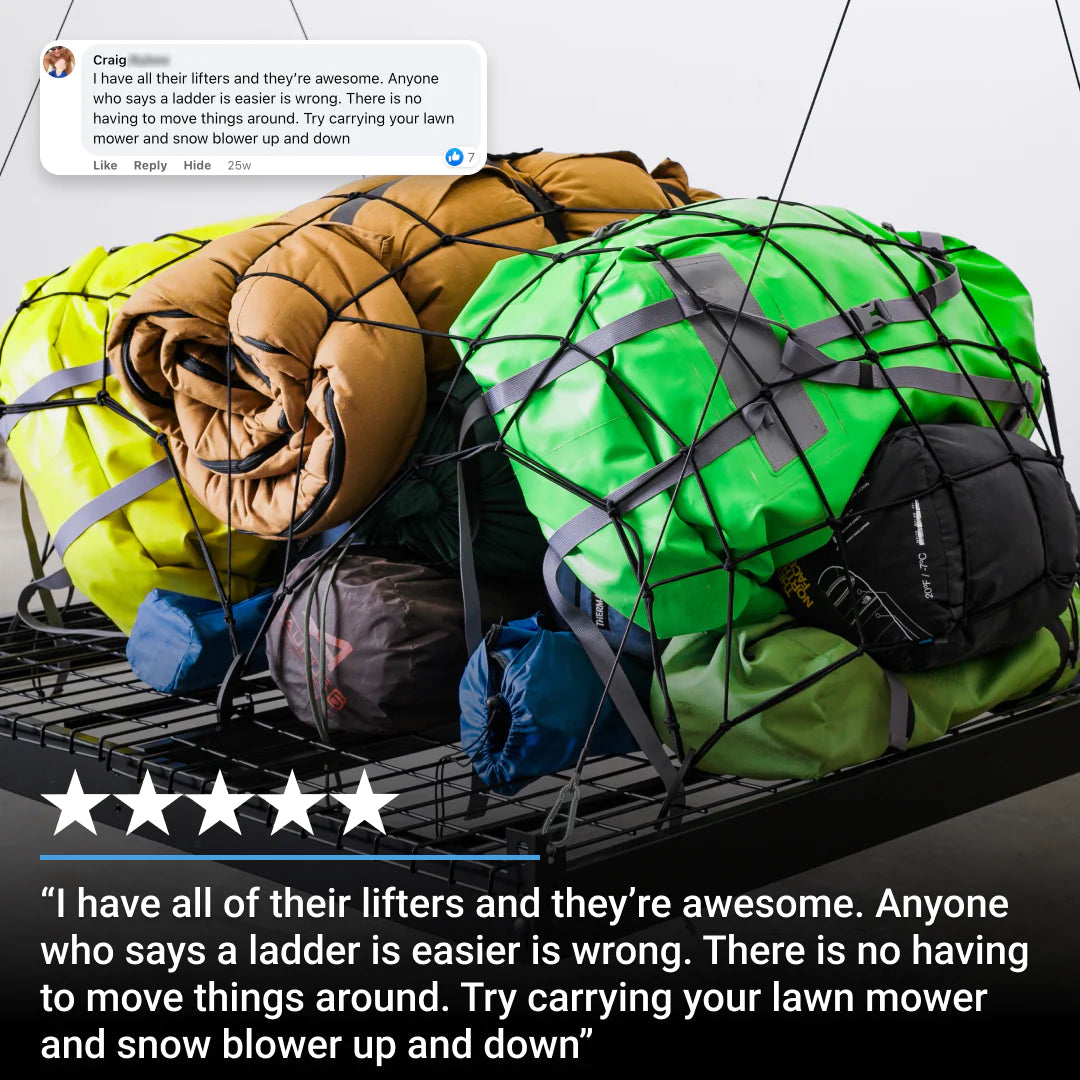 Elevador de plataforma para almacenamiento SmarterHome de 4' x 4' - 200 lb