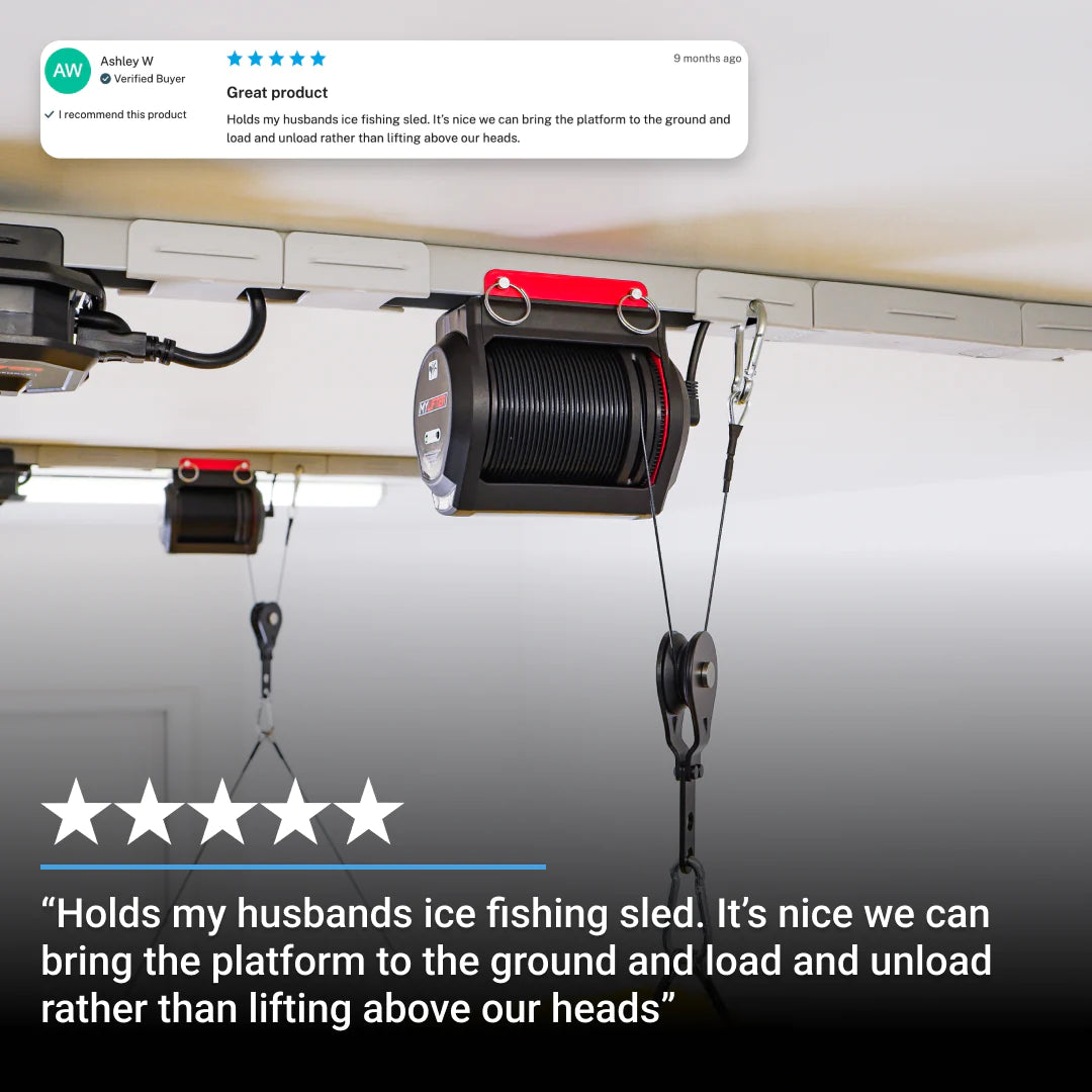 Elevador de plataforma para almacenamiento SmarterHome de 4' x 4' - 200 lb