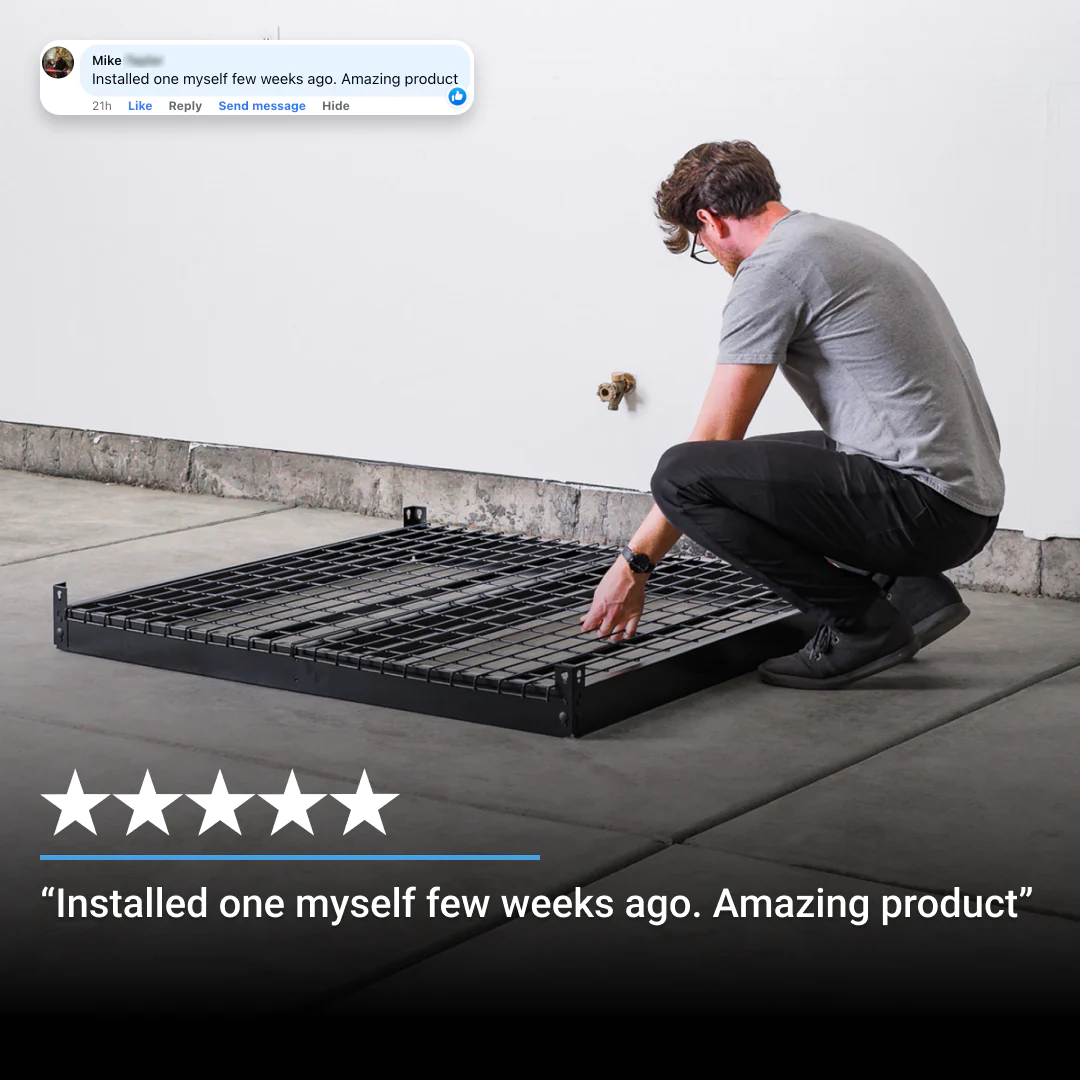 Elevador de plataforma para almacenamiento SmarterHome de 4' x 4' - 200 lb