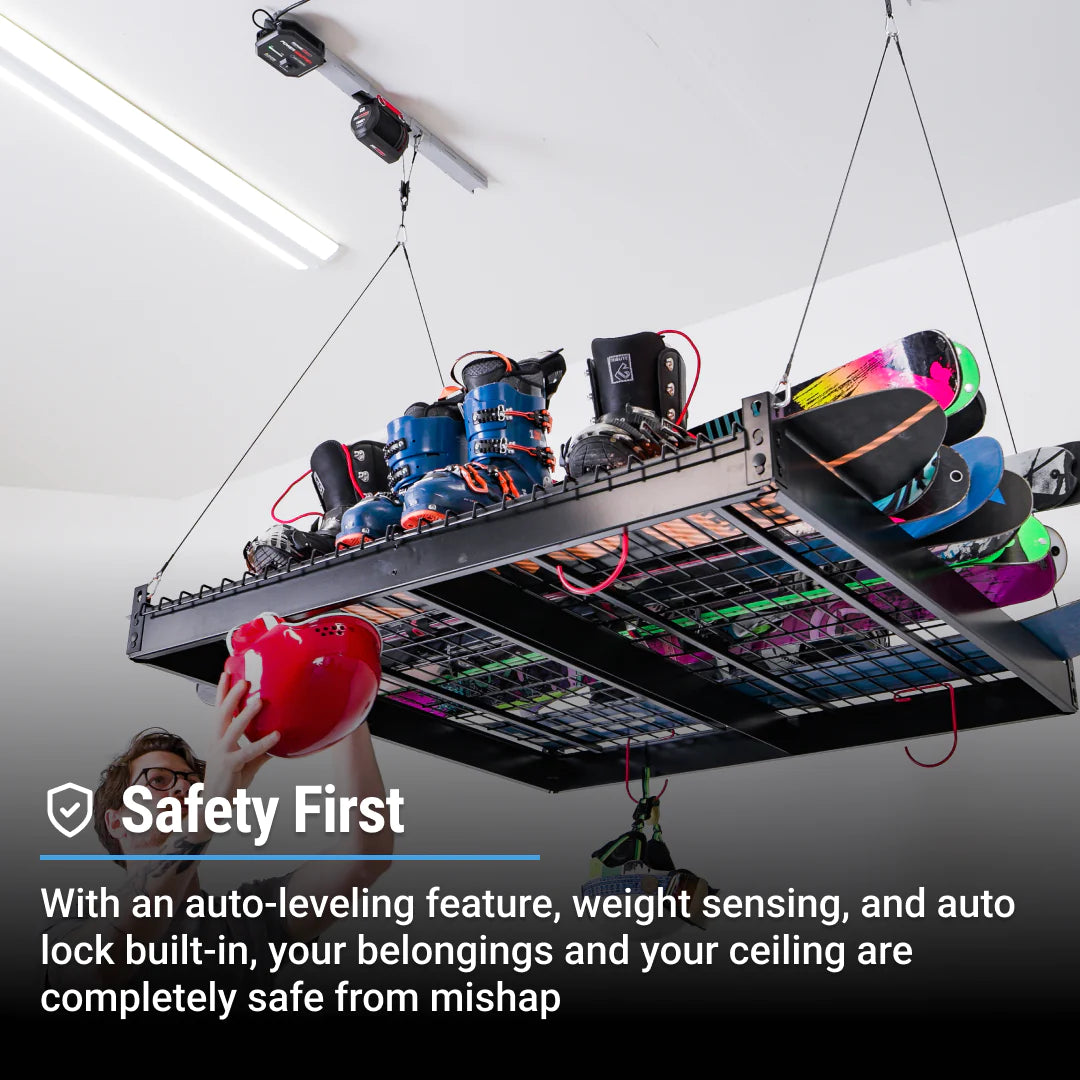 Elevador de plataforma para almacenamiento SmarterHome de 4' x 4' - 200 lb